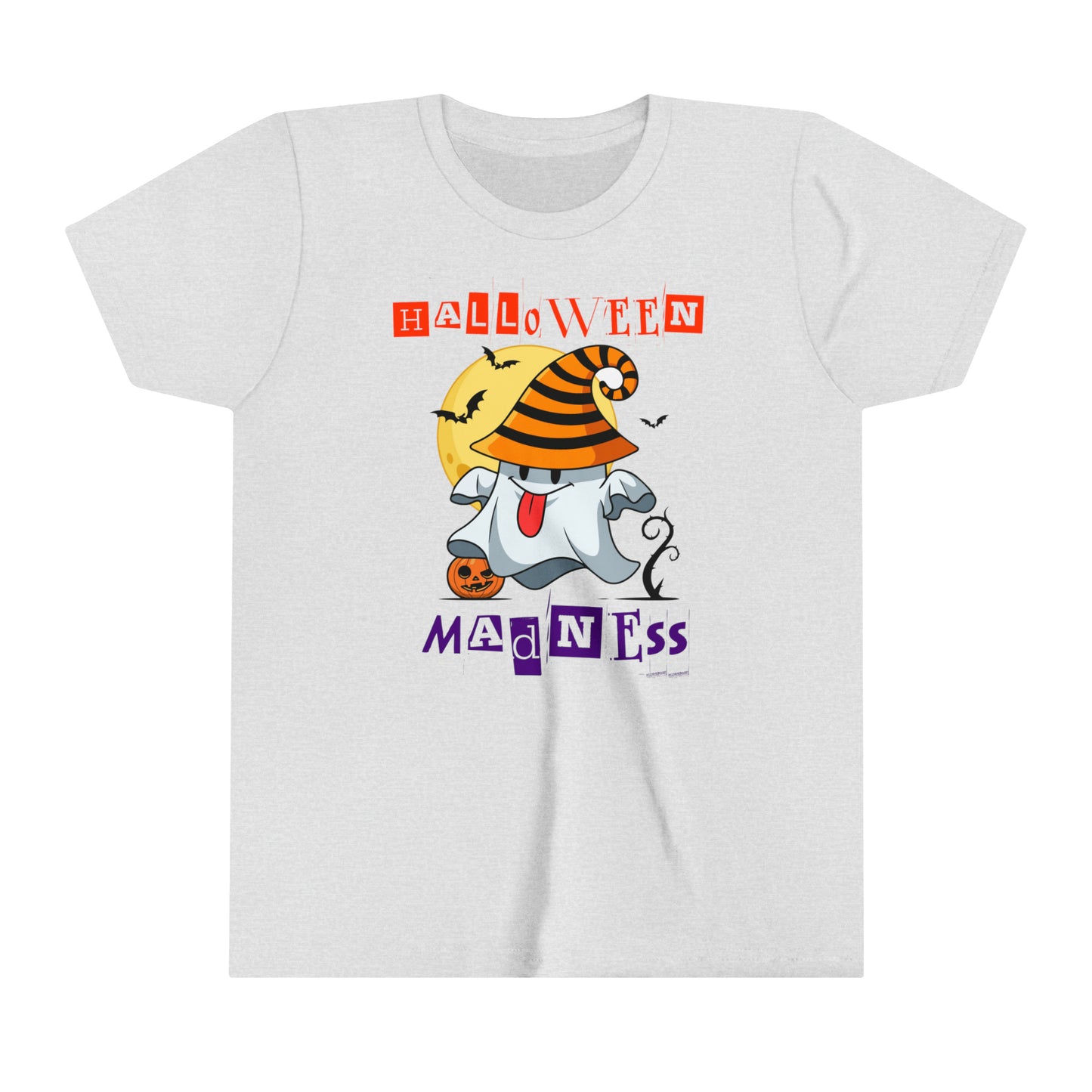 T-shirt à manches courtes pour jeunes - Halloween - Petit Fantôme - 04