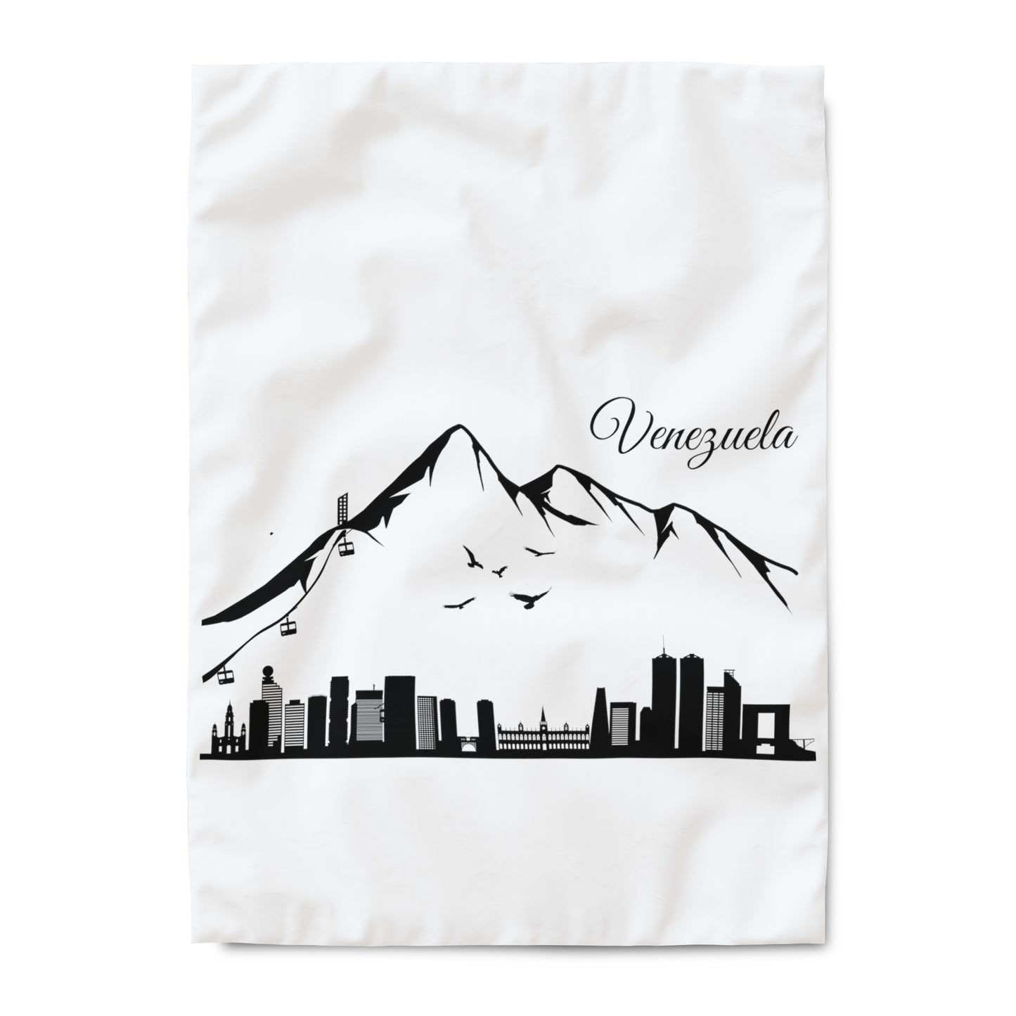 Duvet Cover - Silhouette of Caracas