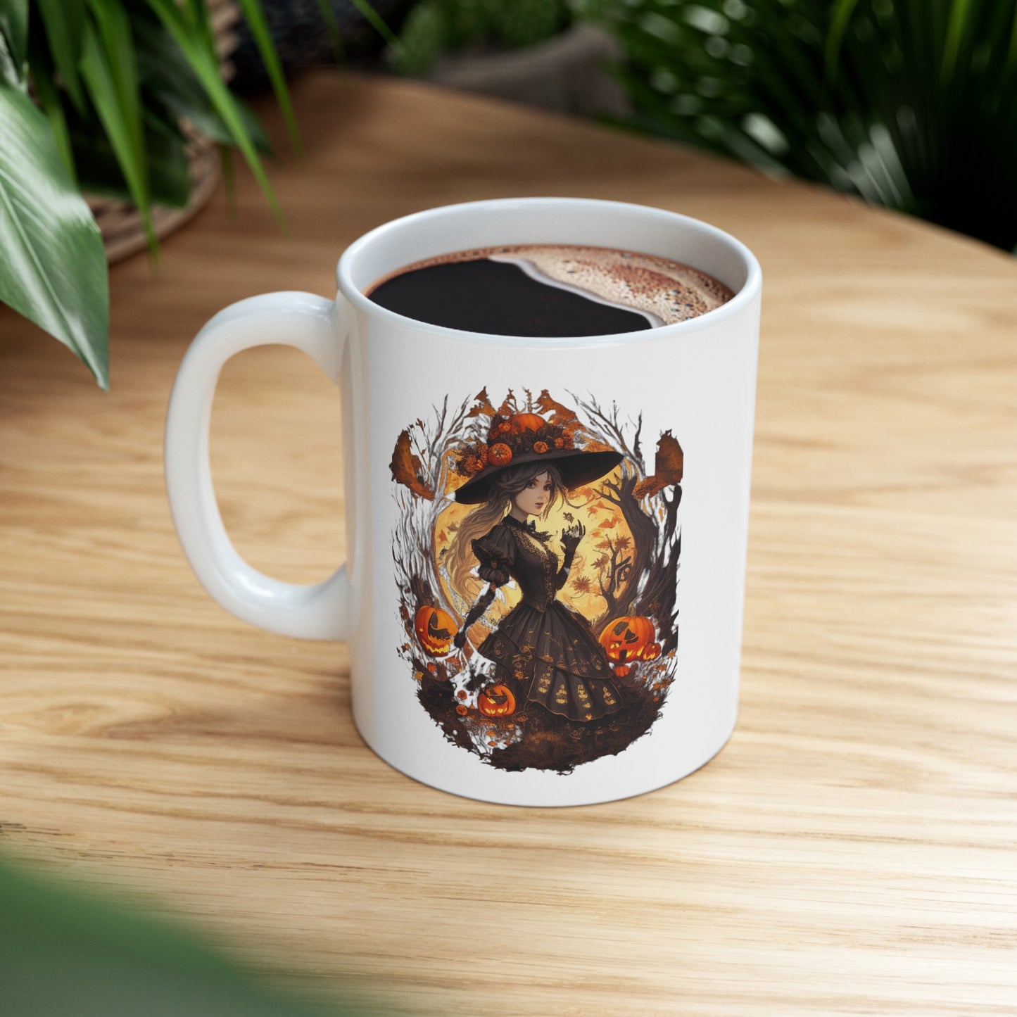 Mug en céramique 11oz - Halloween - Miss sorcière - 02