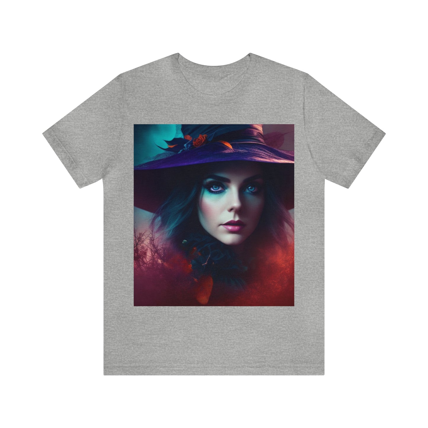 Camiseta de manga corta unisex Jersey - Halloween Witch AI - 08