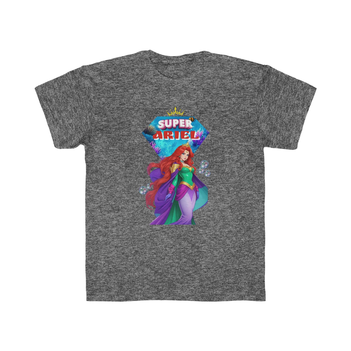 Camiseta de corte regular para niños - Princesas Heroína Ariel