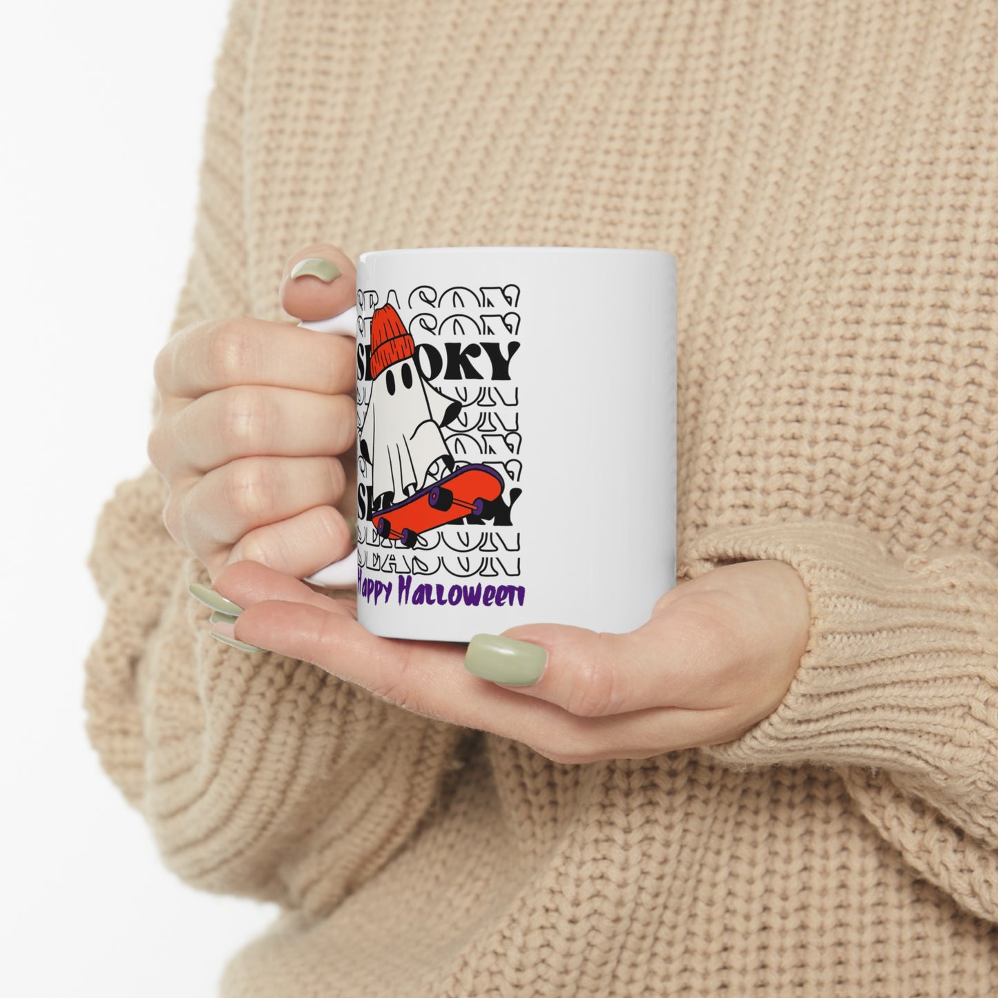 Taza de Cerámica 11oz - Halloween - Pequeño Fantasma - 02