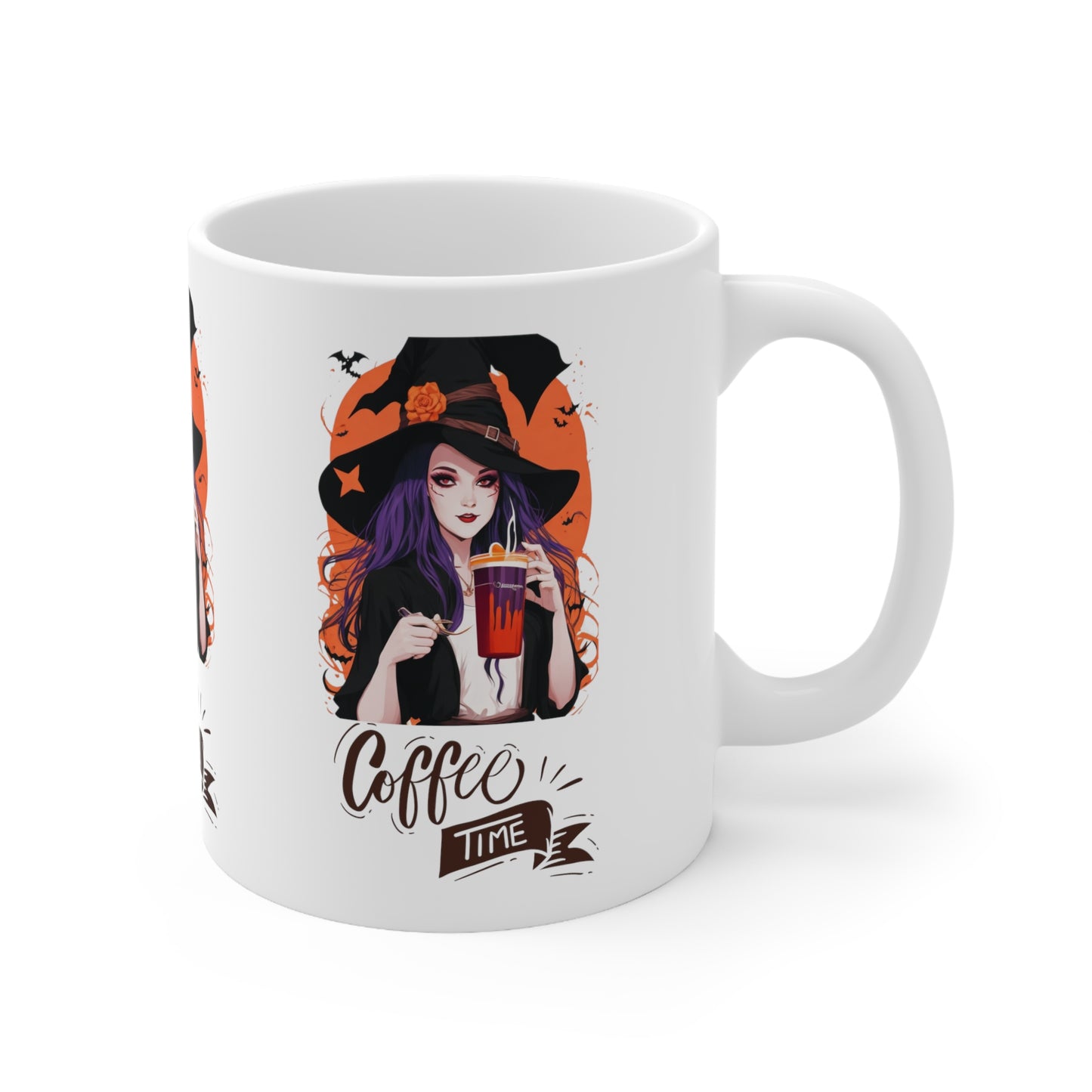 Mug en céramique 11oz - Sorcière d'Halloween - 03