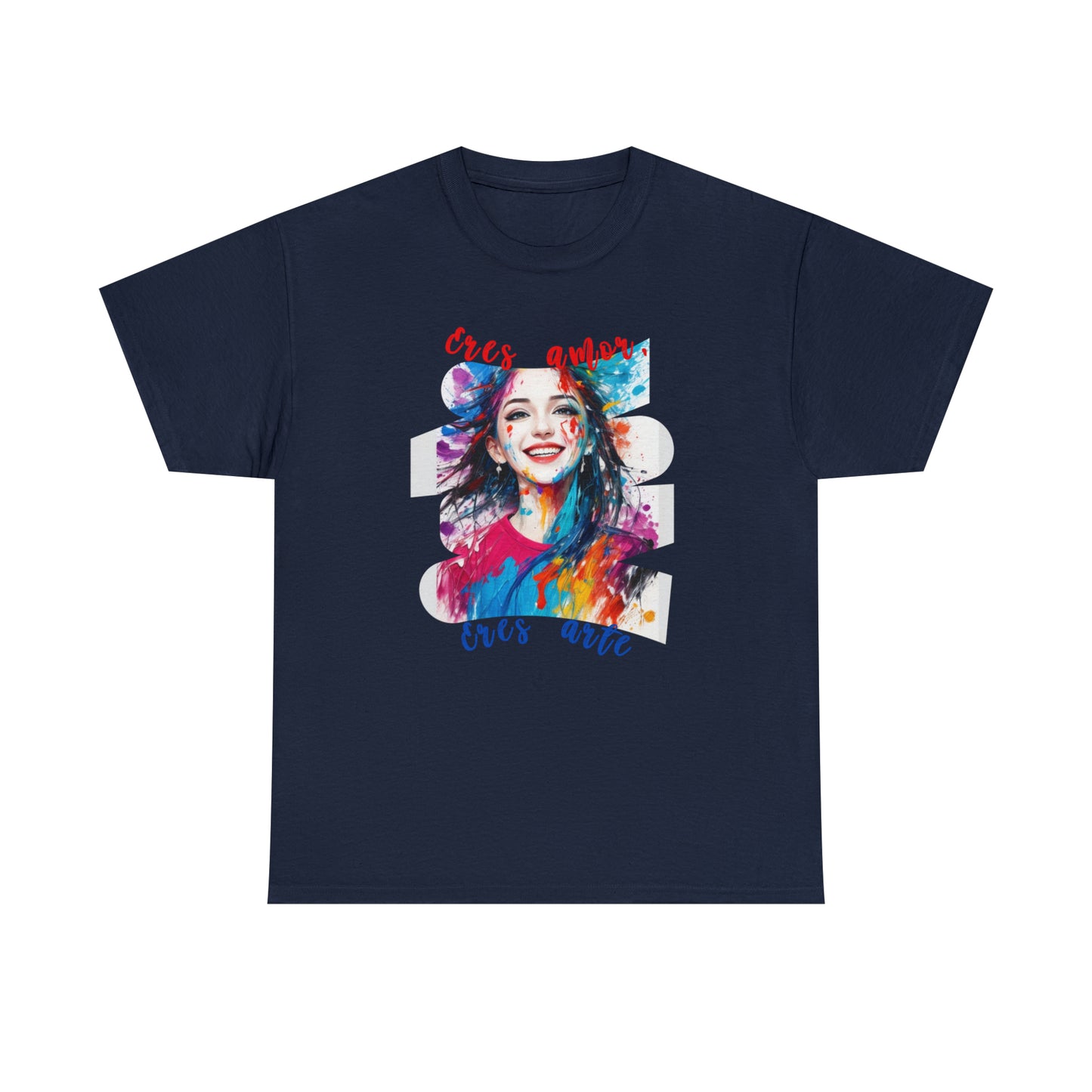 Camiseta unisex de algodón pesado - Amor y libertad - 05