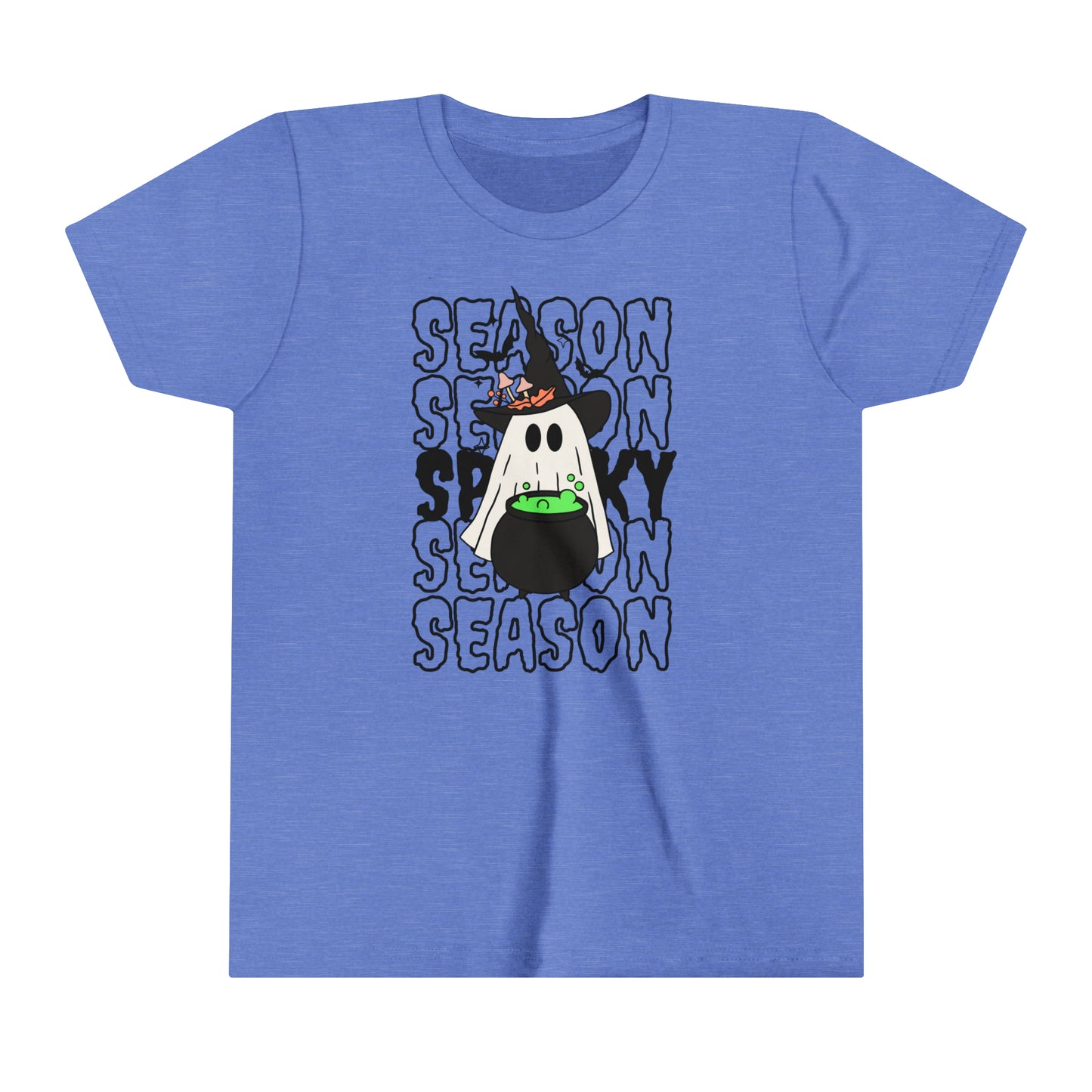 T-shirt à manches courtes pour jeunes - Halloween - Petit Fantôme - 14