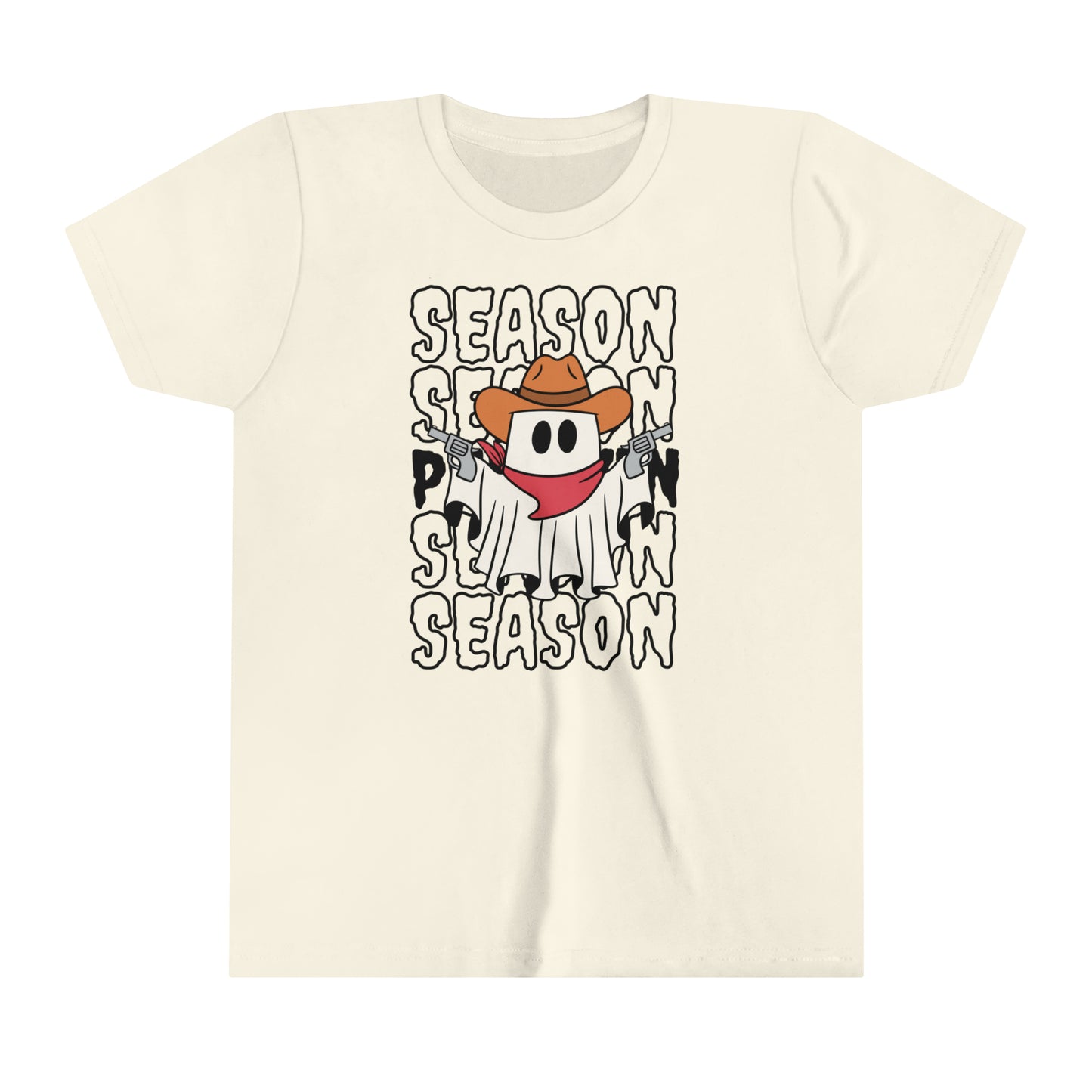 T-shirt à manches courtes pour jeunes - Halloween - Petit Fantôme - 17