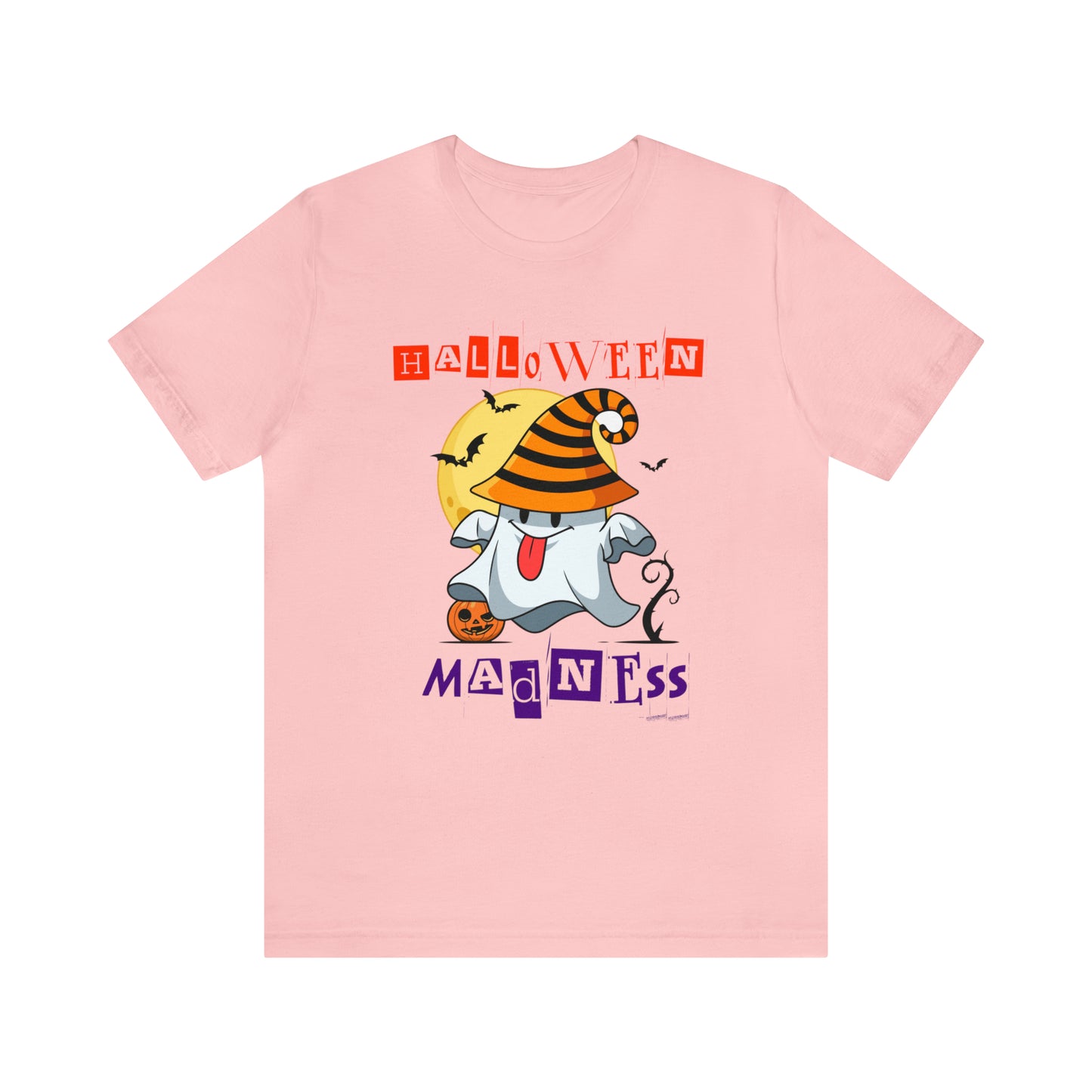 Camiseta de manga corta de jersey unisex - Halloween - Pequeño fantasma - 04