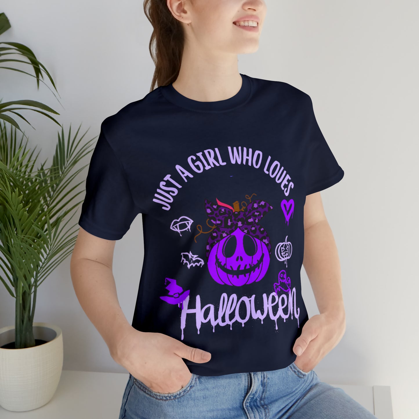 Camiseta de manga corta Unisex Jersey - Halloween - Sólo una niña - 02