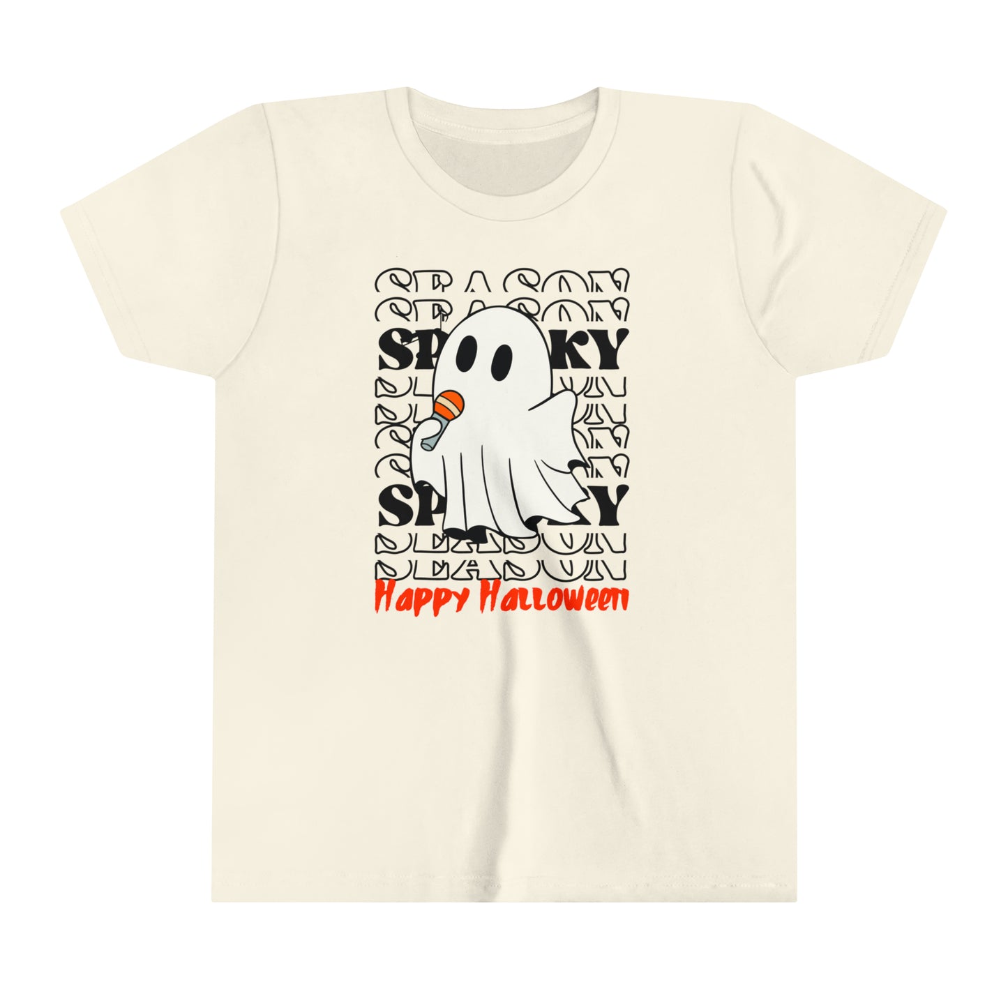 T-shirt à manches courtes pour jeunes - Halloween - Petit Fantôme - 06