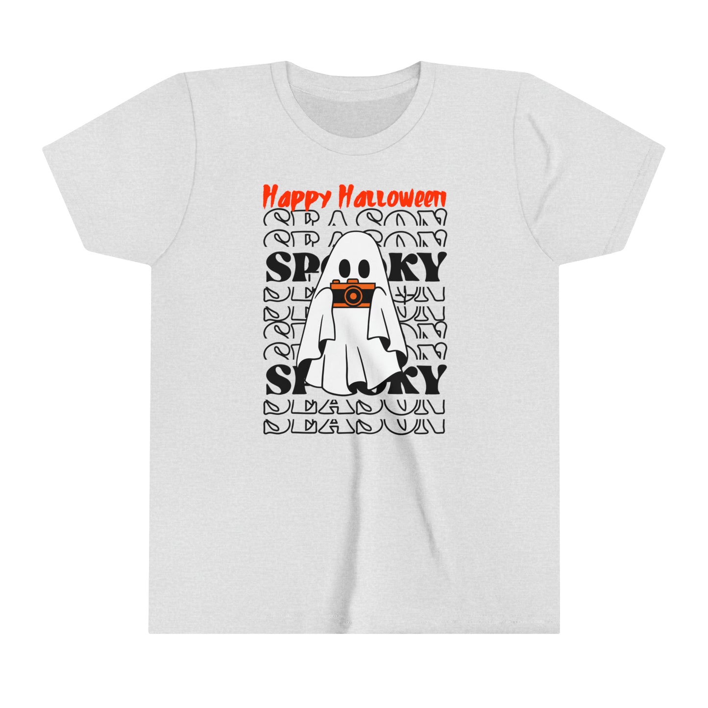 T-shirt à manches courtes pour jeunes - Halloween - Petit Fantôme - 08