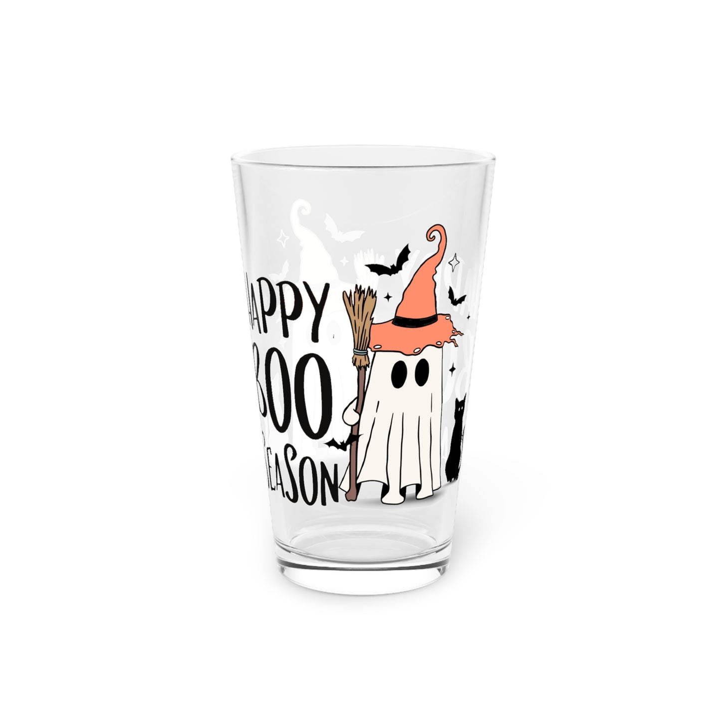 Vaso de pinta, 16 oz - Halloween - Pequeño fantasma - 22