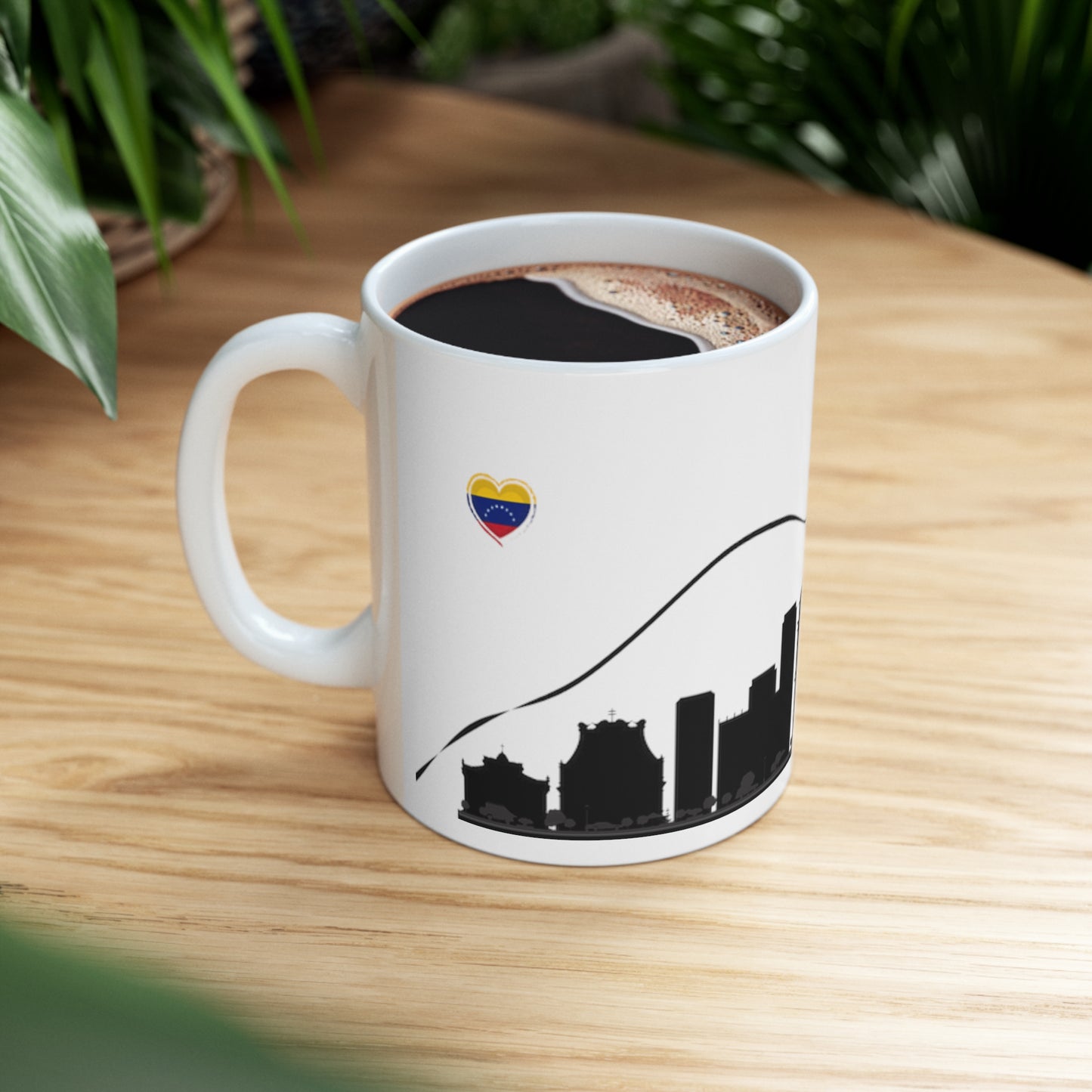Taza de Cerámica 11 oz - Silueta de Caracas