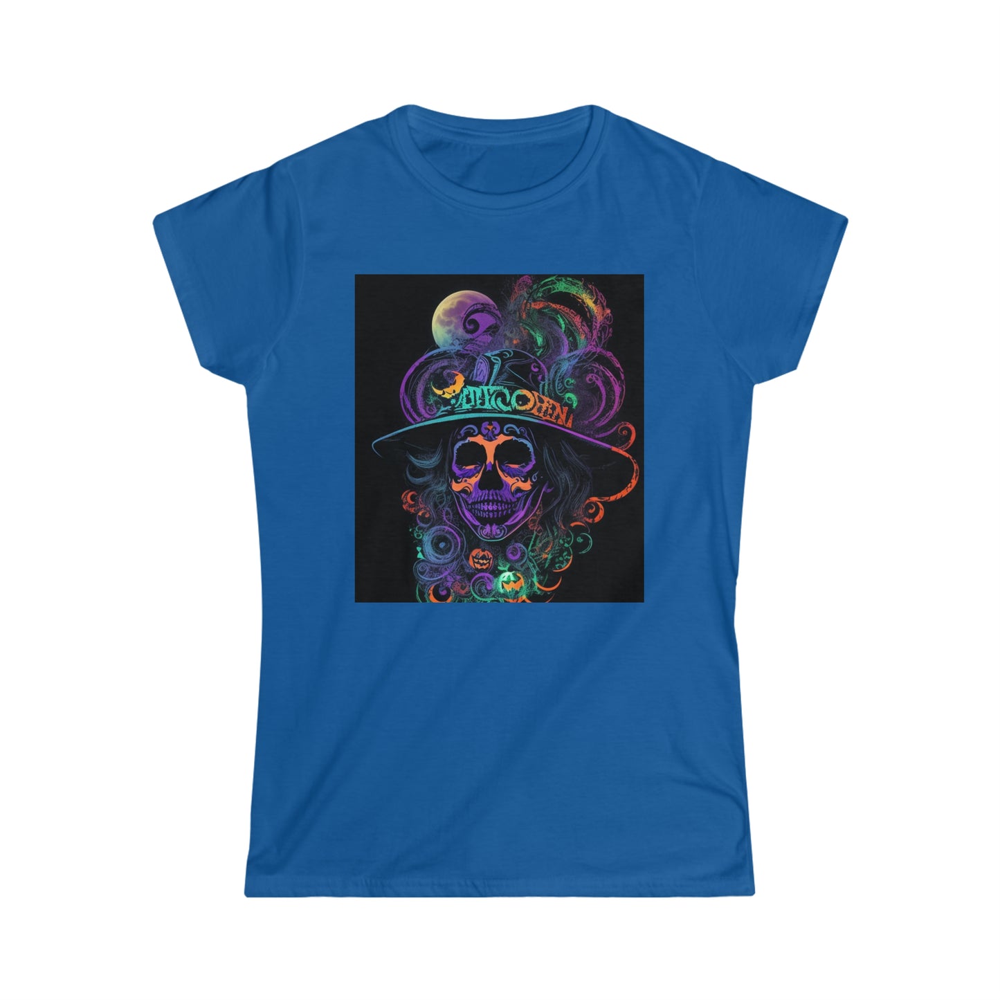 Tee Softstyle Femme - Halloween - Crâne de femme mexicaine - 02