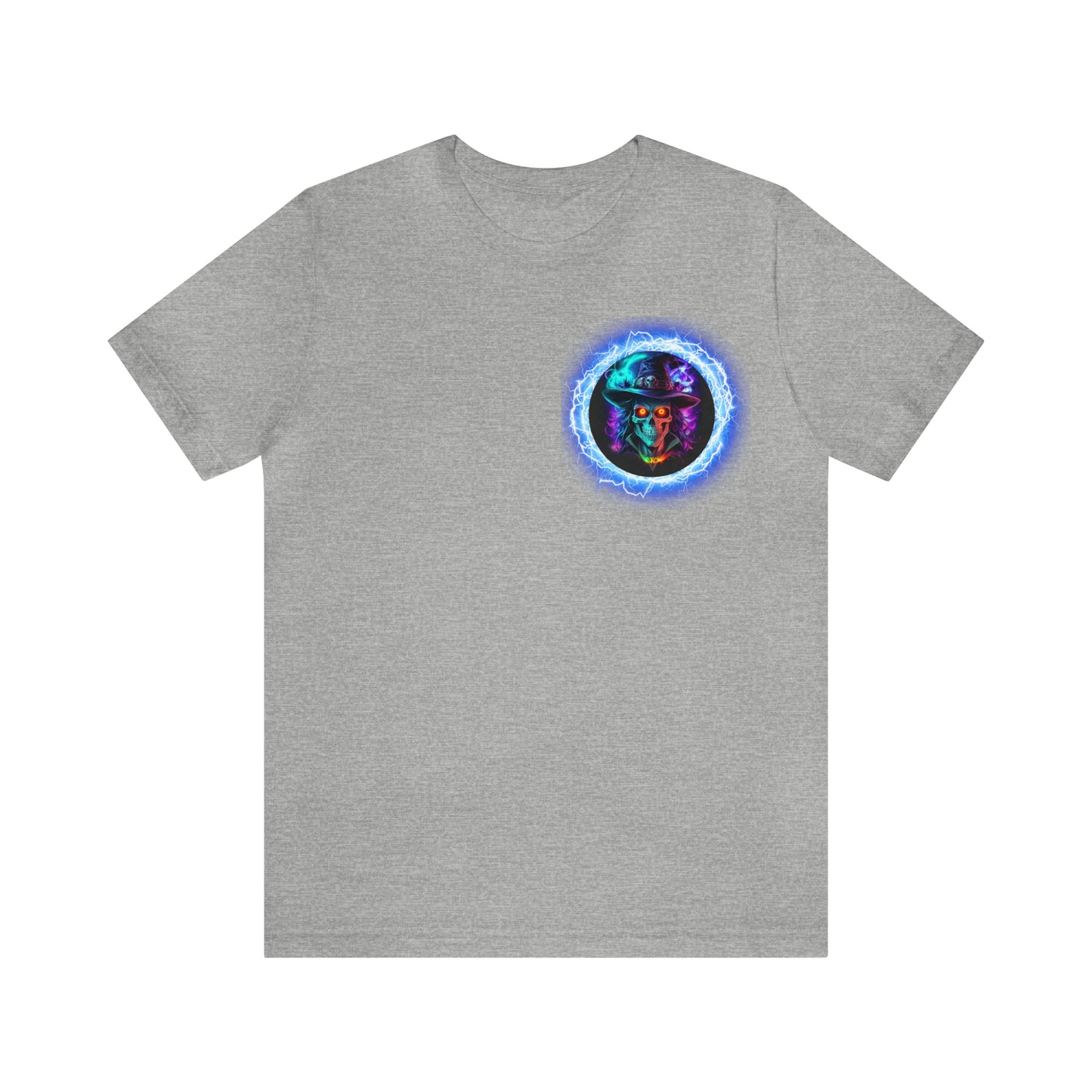 Camiseta de manga corta unisex Jersey - Calaveras de brujas de Halloween - 07