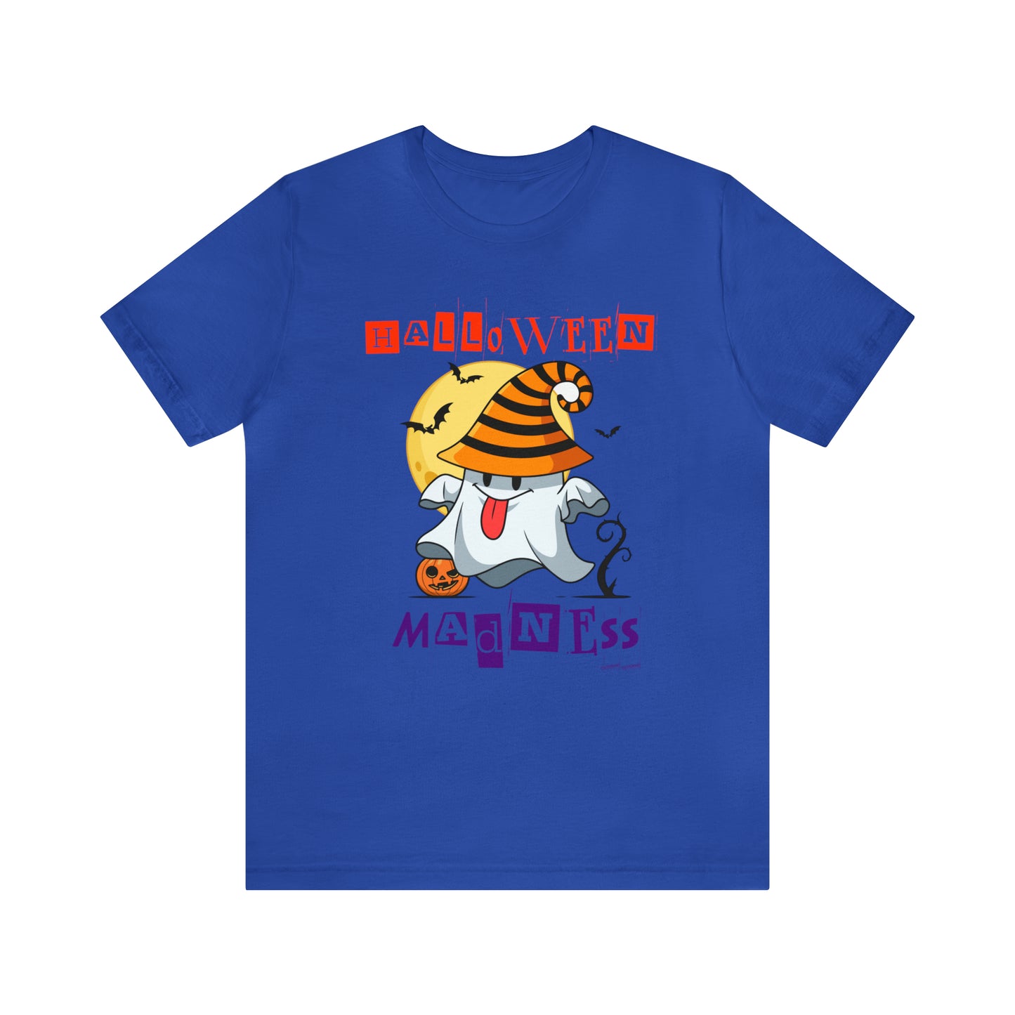 Camiseta de manga corta de jersey unisex - Halloween - Pequeño fantasma - 04