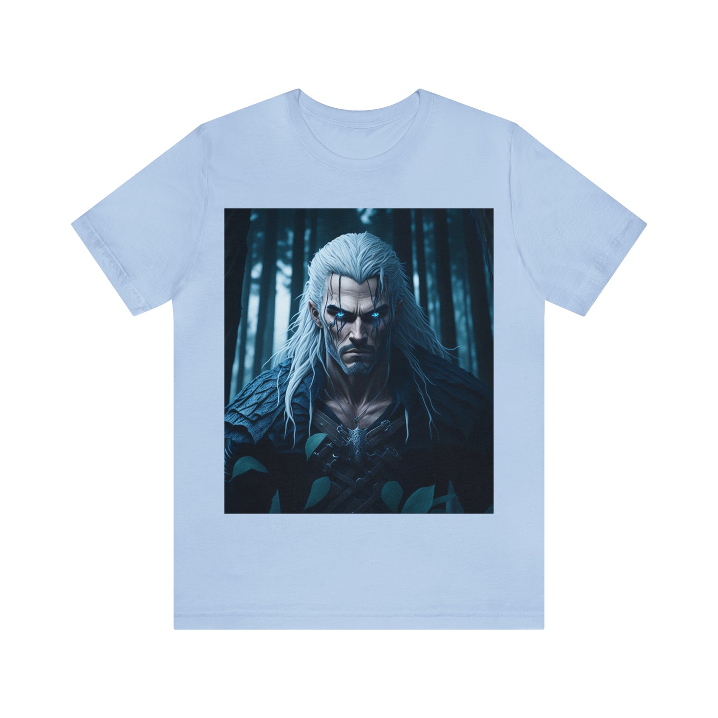 Camiseta de manga corta Unisex Jersey - Halloween Witch man AI - 02