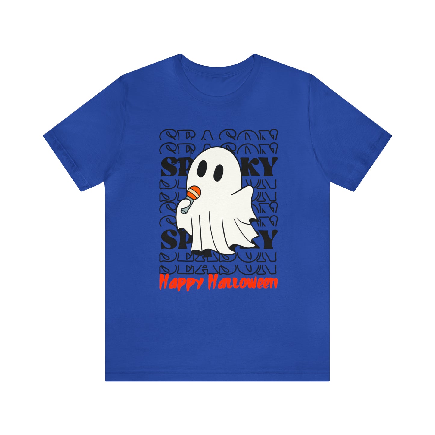 Camiseta de manga corta de jersey unisex - Halloween - Pequeño fantasma - 06