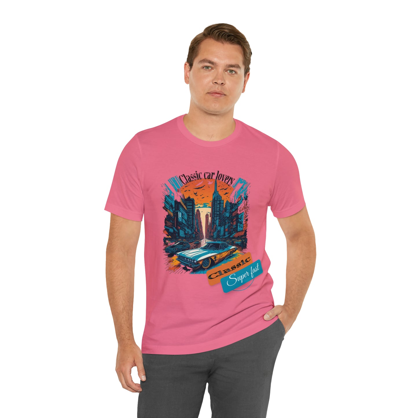 Camiseta Jersey Manga Corta - Coche Clásico - 01