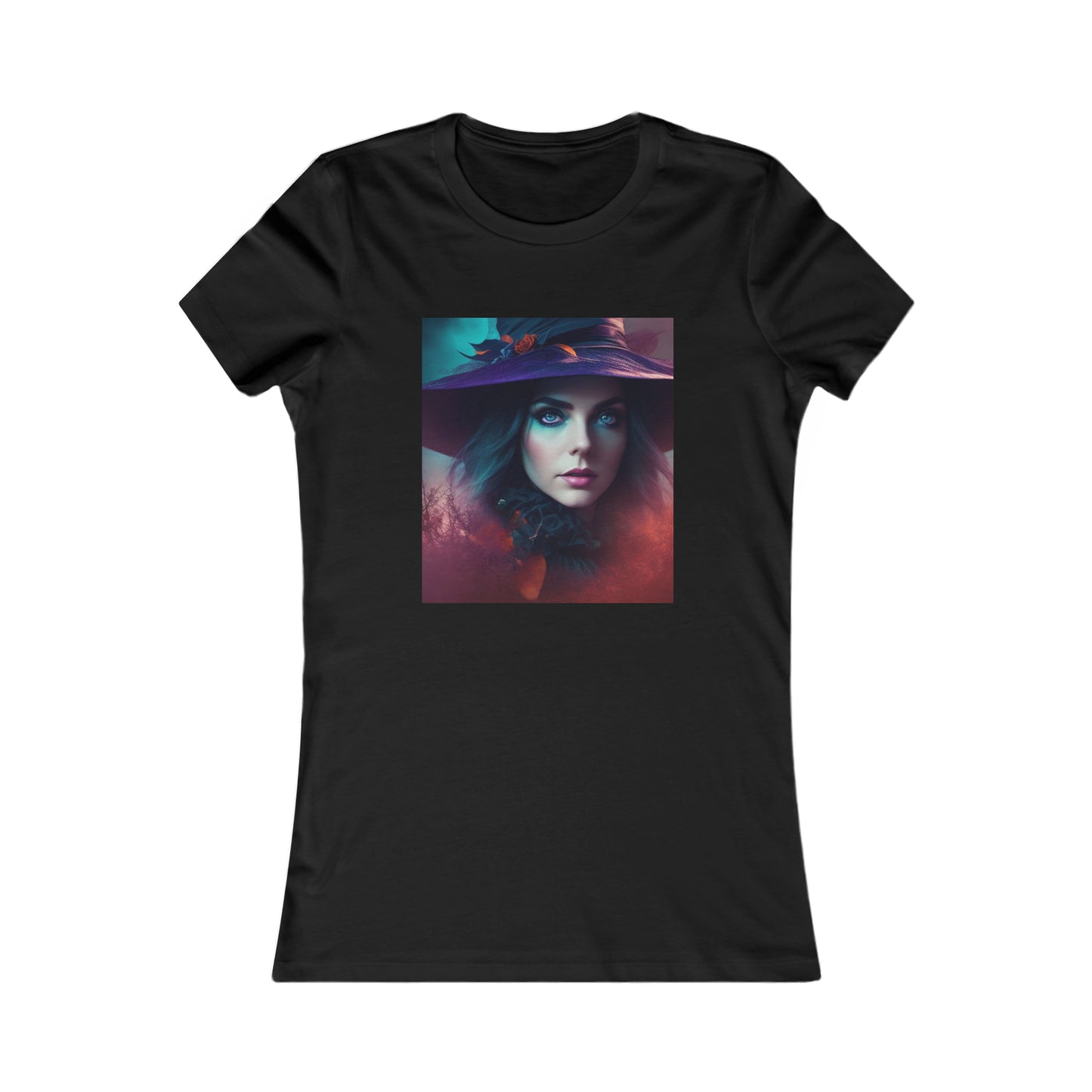 Camiseta favorita de las mujeres - Halloween Witch AI - 08