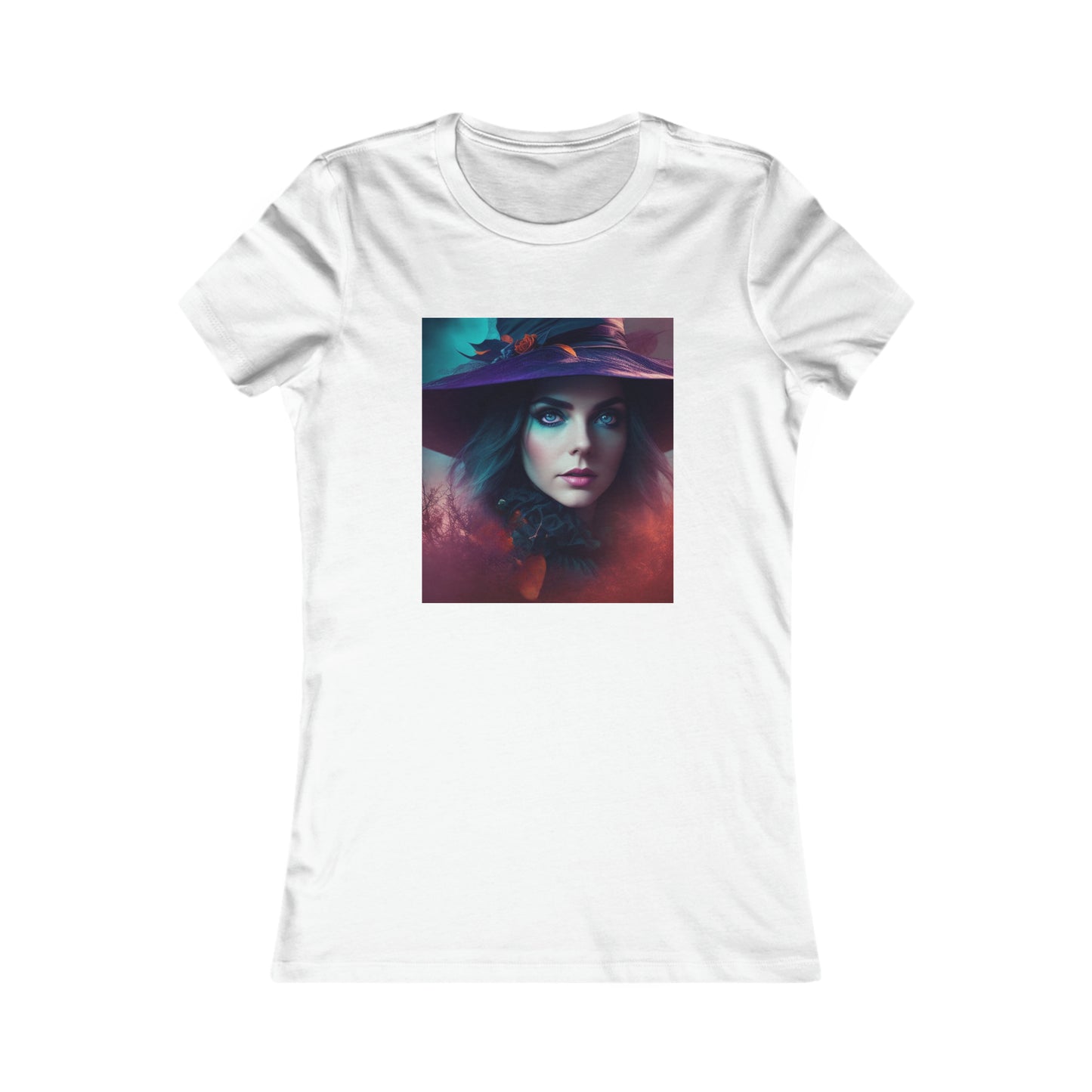 Camiseta favorita de las mujeres - Halloween Witch AI - 08