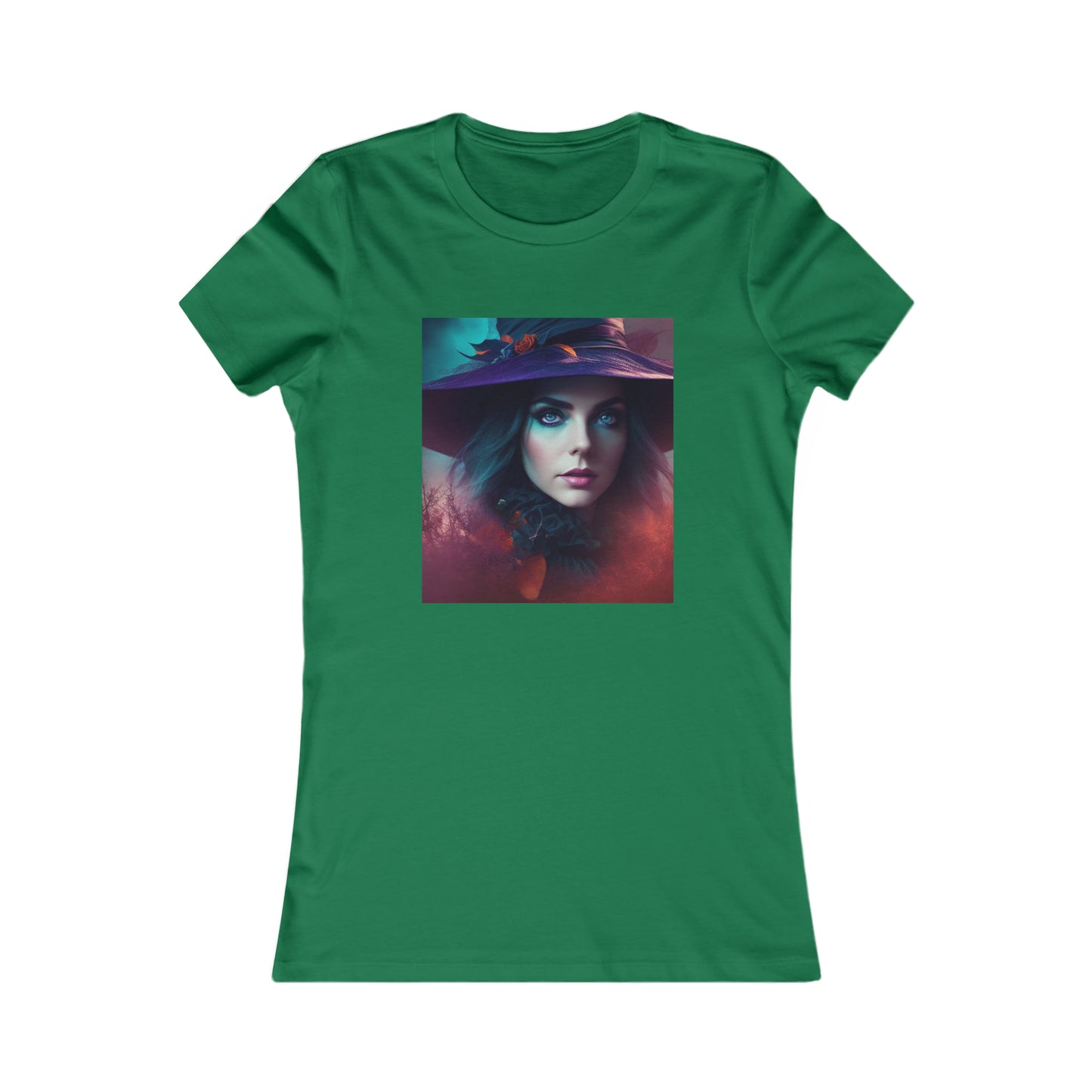 Camiseta favorita de las mujeres - Halloween Witch AI - 08