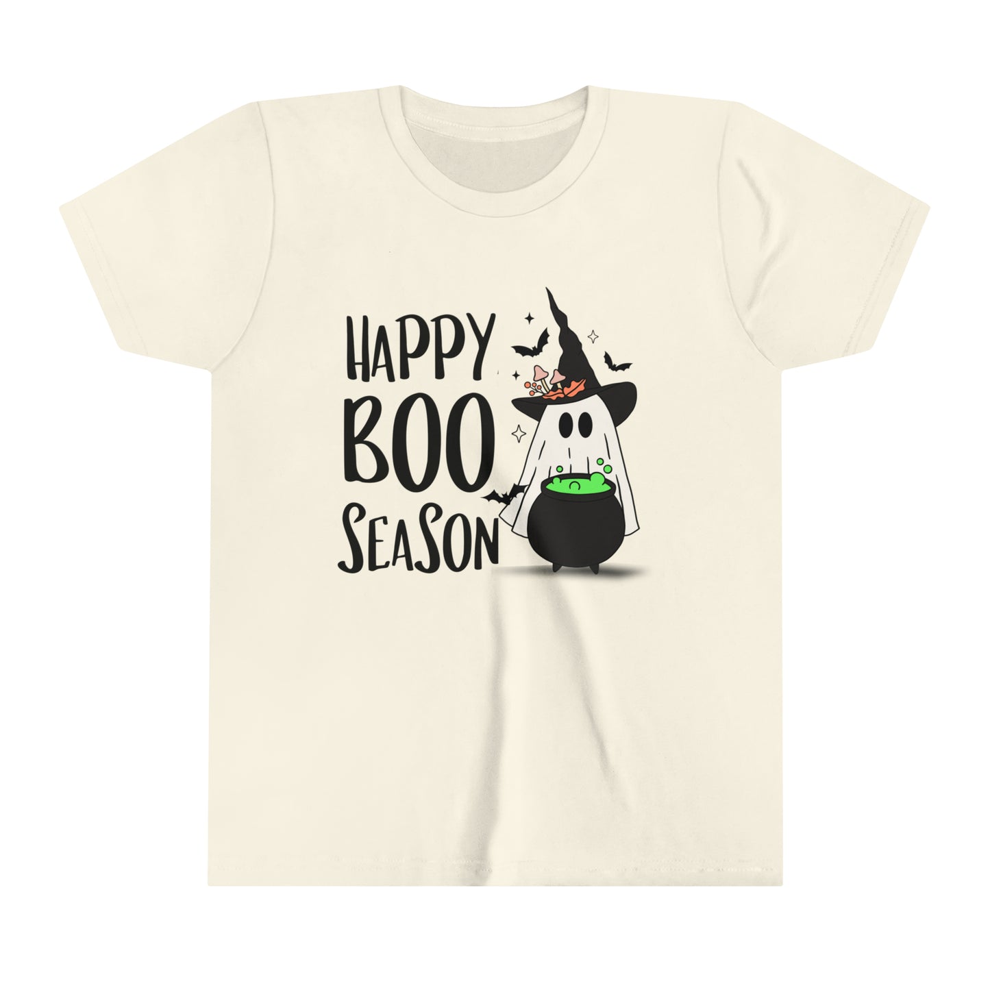 T-shirt à manches courtes pour jeunes - Halloween - Petit Fantôme - 20