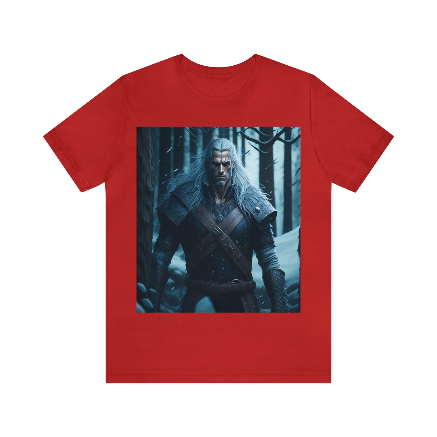 Camiseta de manga corta Unisex Jersey - Halloween Witch man AI - 01