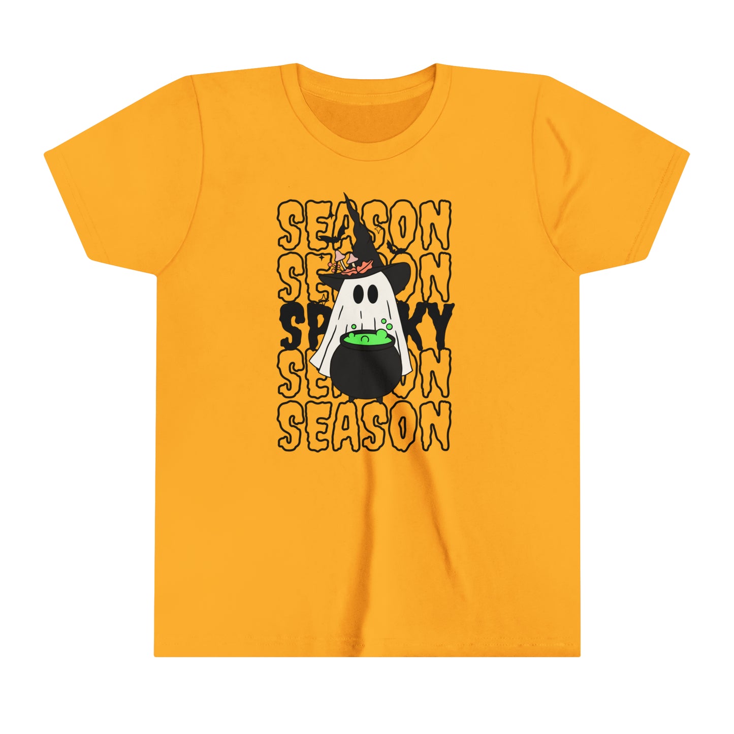 T-shirt à manches courtes pour jeunes - Halloween - Petit Fantôme - 14