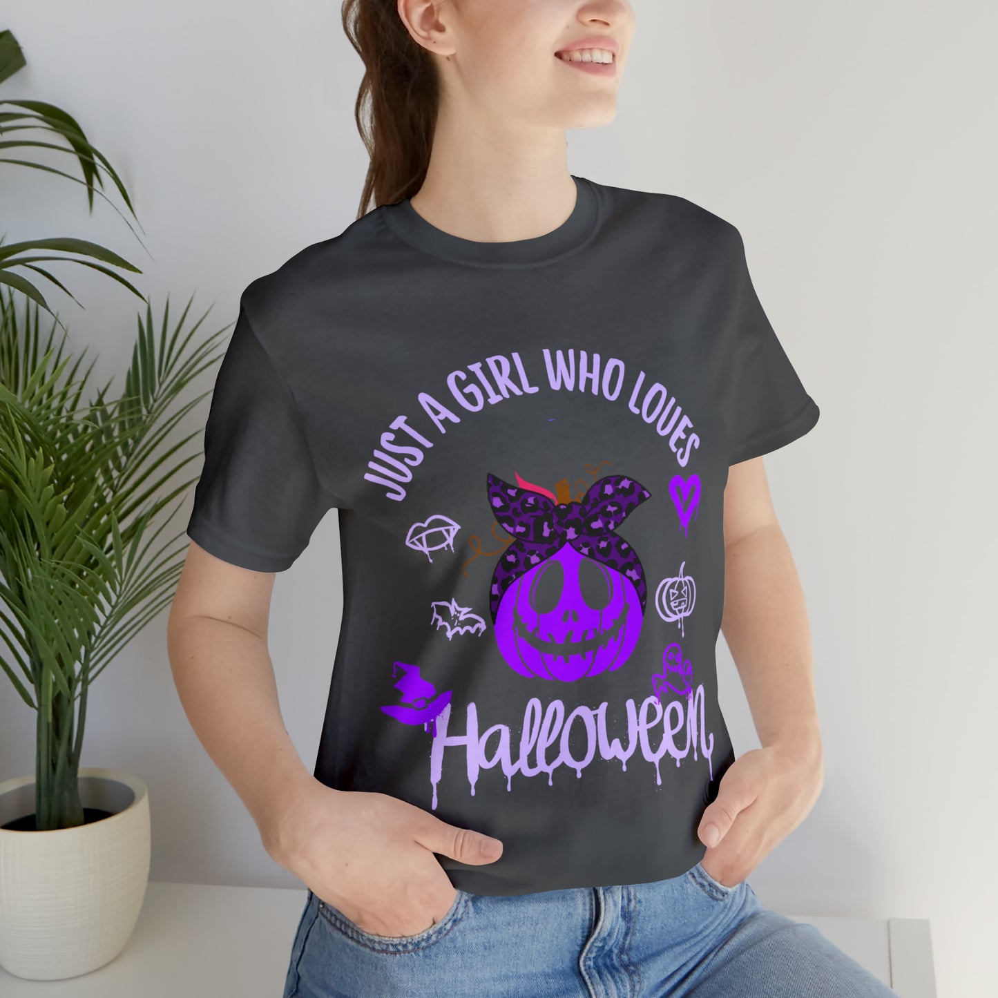 Camiseta de manga corta Unisex Jersey - Halloween - Sólo una niña - 02