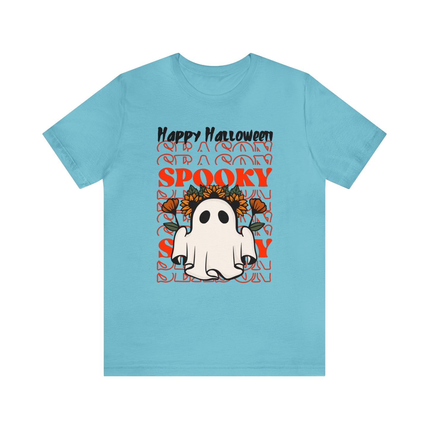 Camiseta de manga corta Unisex Jersey - Halloween - Pequeño Fantasma - 11