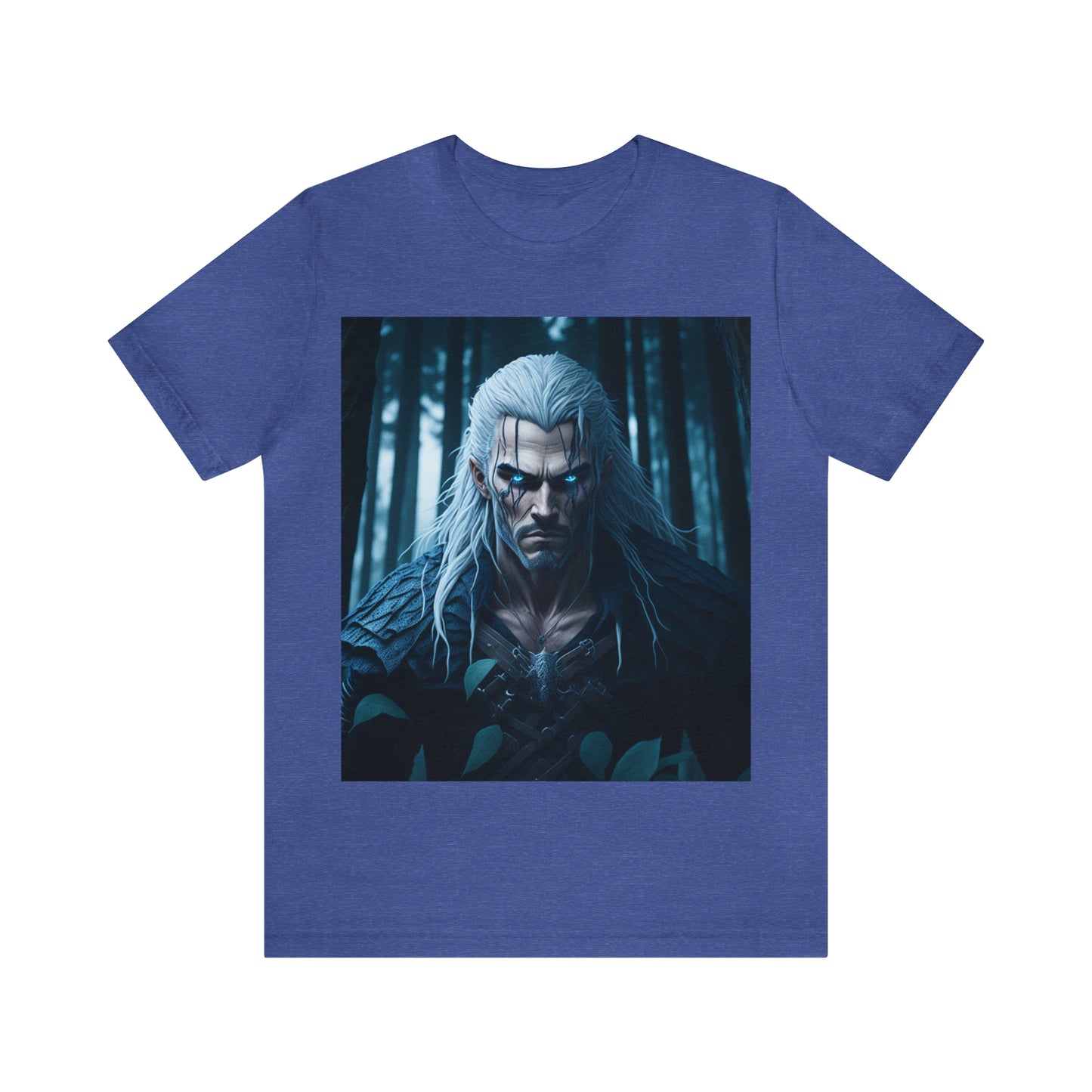 Camiseta de manga corta Unisex Jersey - Halloween Witch man AI - 02
