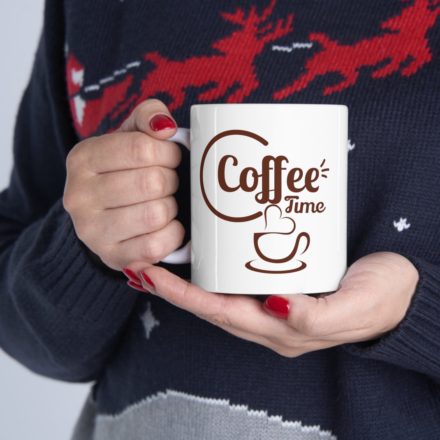 Taza de Cerámica 11oz - La hora del café