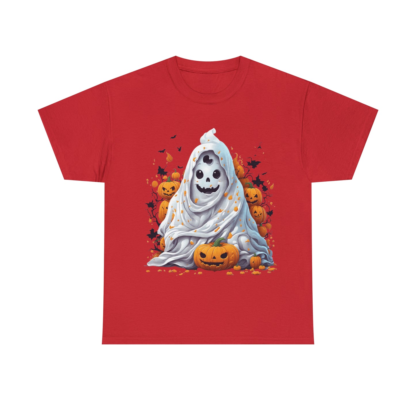 Camiseta unisex de algodón pesado - Fantasma de Halloween
