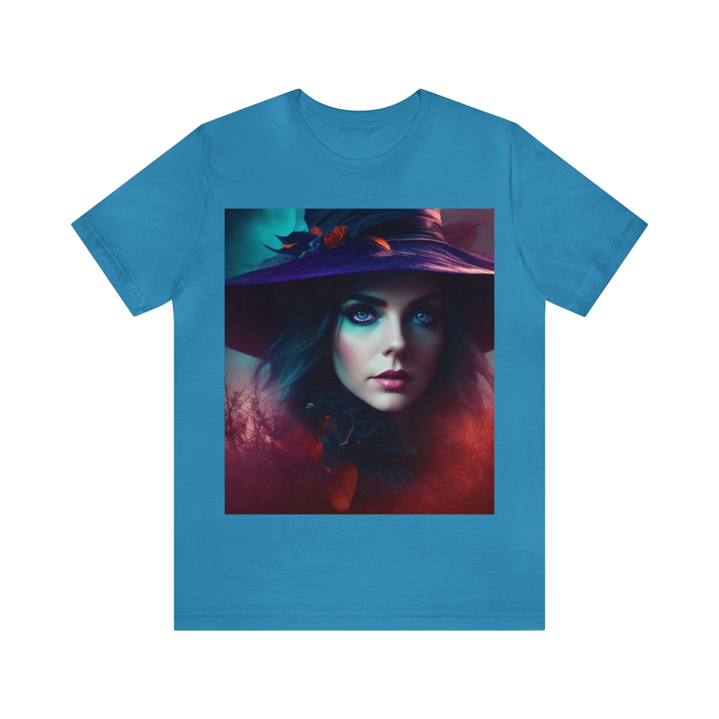 Camiseta de manga corta unisex Jersey - Halloween Witch AI - 08