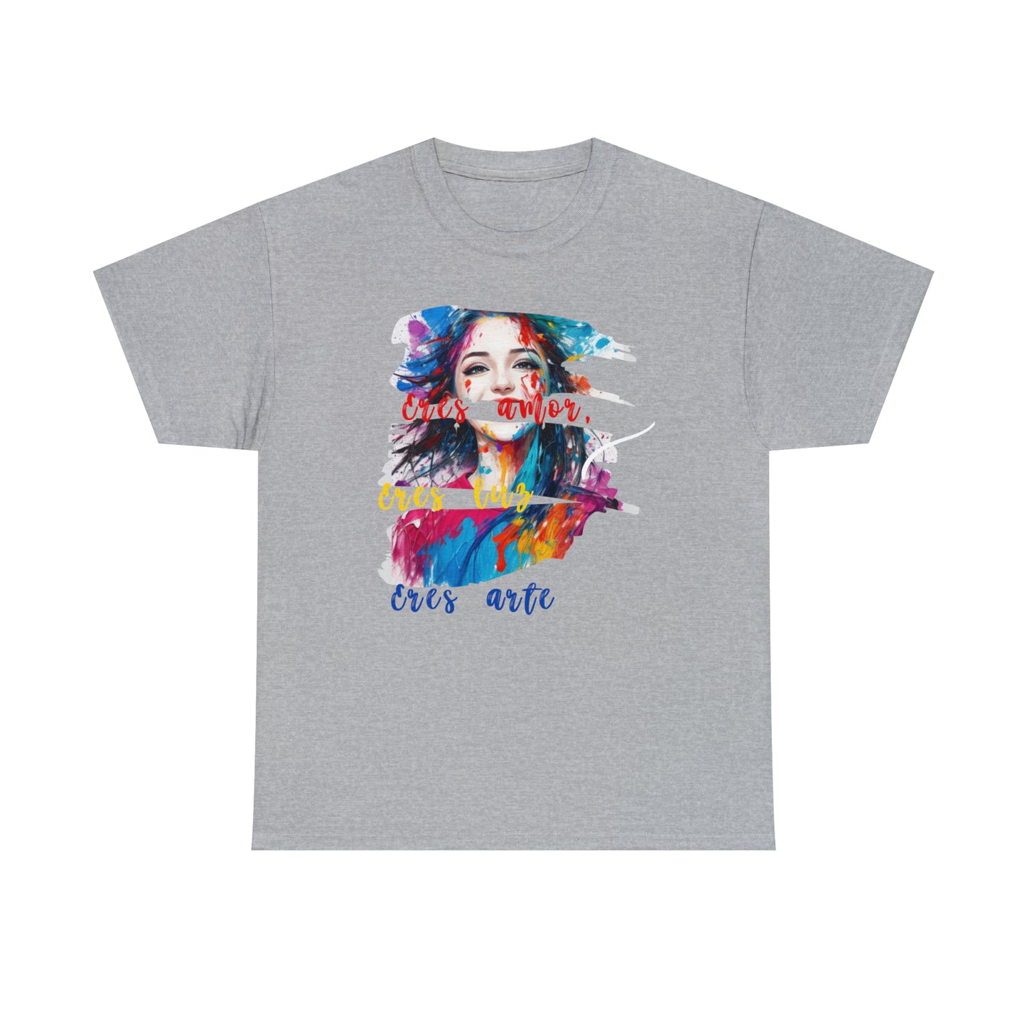 Camiseta unisex de algodón pesado - Amor y libertad - 04