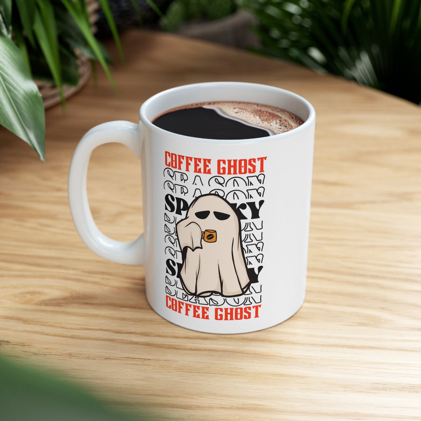 Mug en céramique 11oz - Halloween - Petit Fantôme - 12