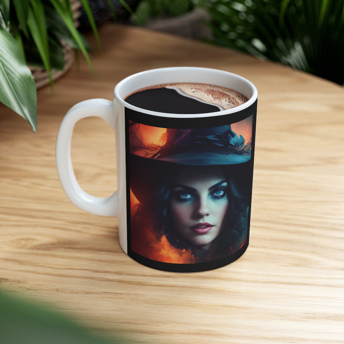 Taza de Cerámica 11oz - Bruja de Halloween AI - 07