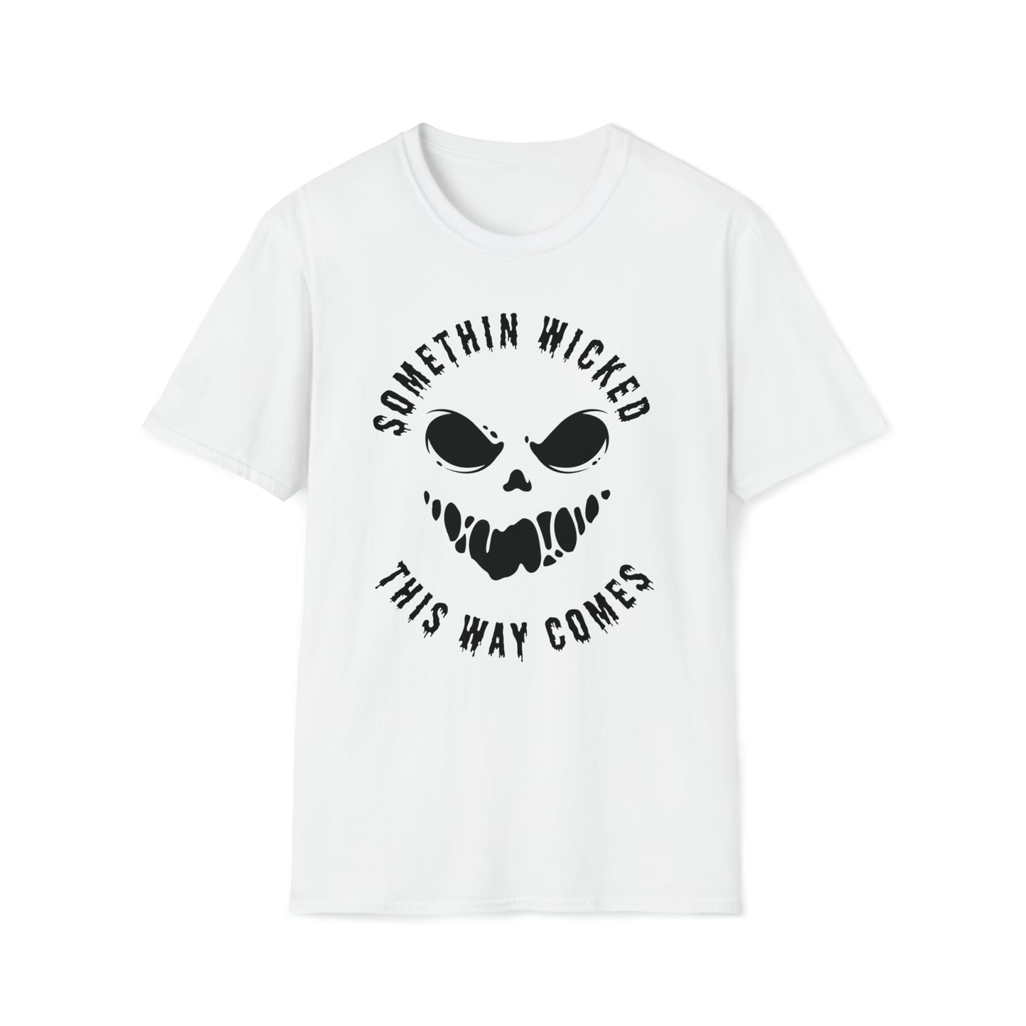 Camiseta Softstyle unisex - Halloween - Algo malvado - 02