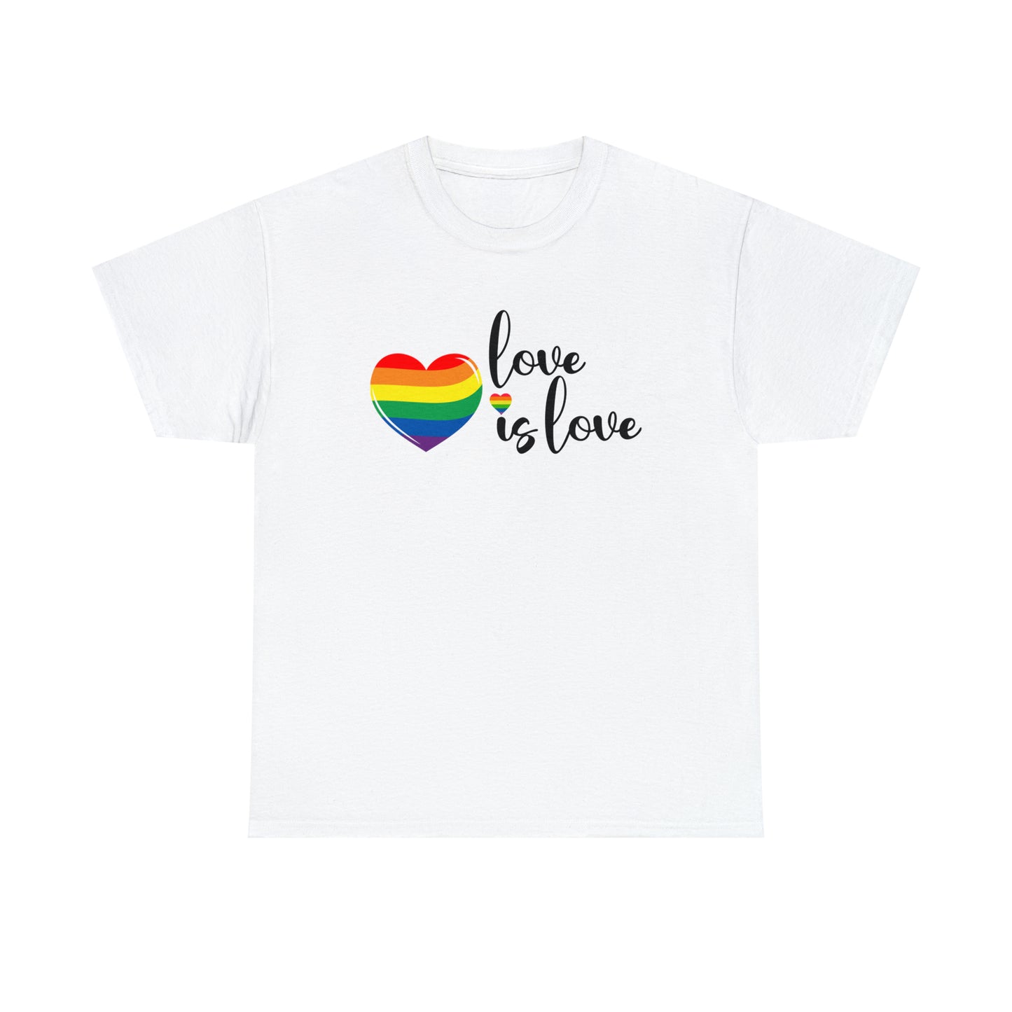 Camiseta unisex de algodón pesado - Love is Love - 02