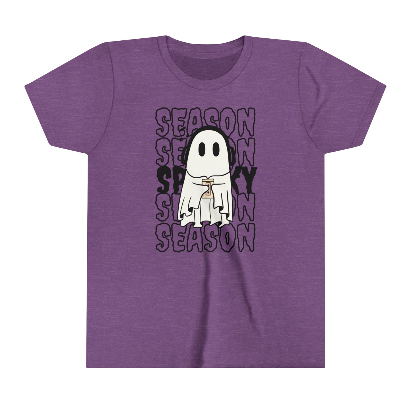 T-shirt à manches courtes pour jeunes - Halloween - Petit Fantôme - 16
