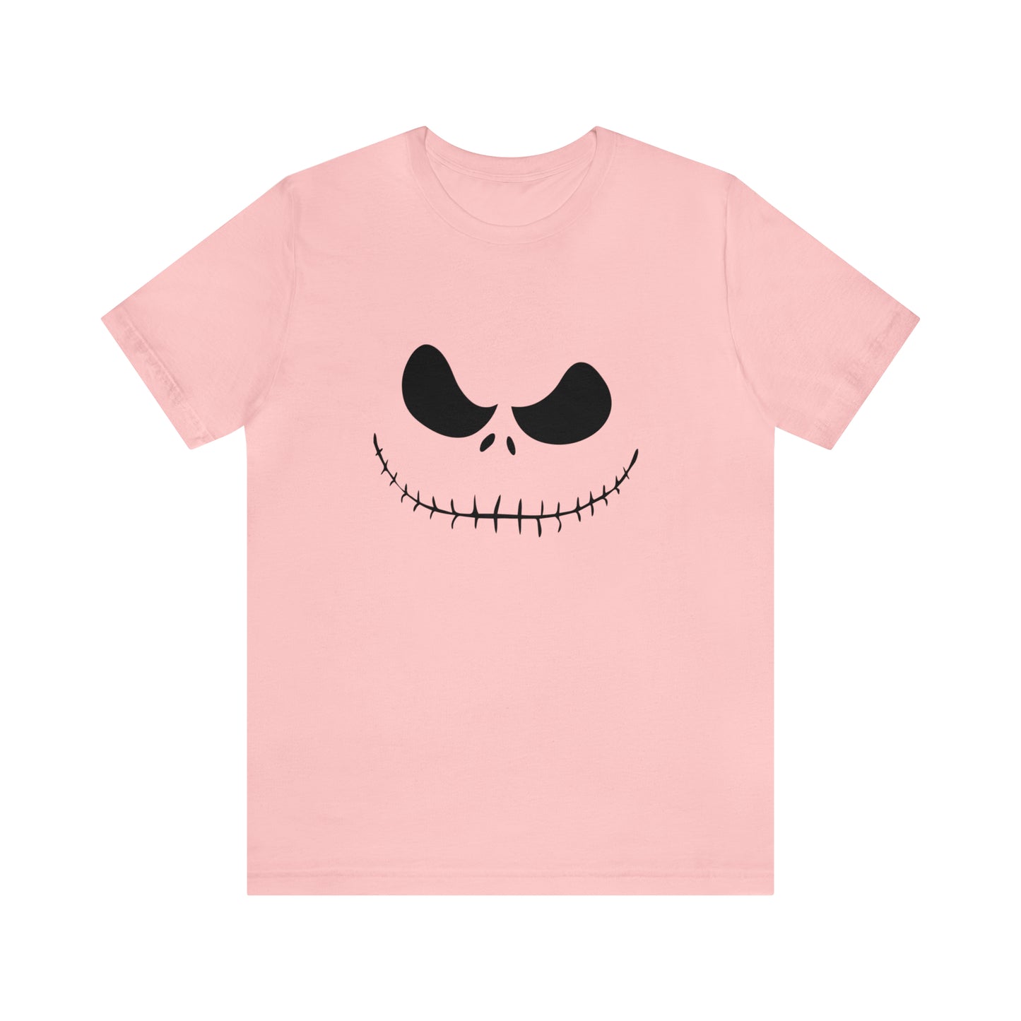 Camiseta de manga corta Unisex Jersey - Cara de terror de Halloween - 02