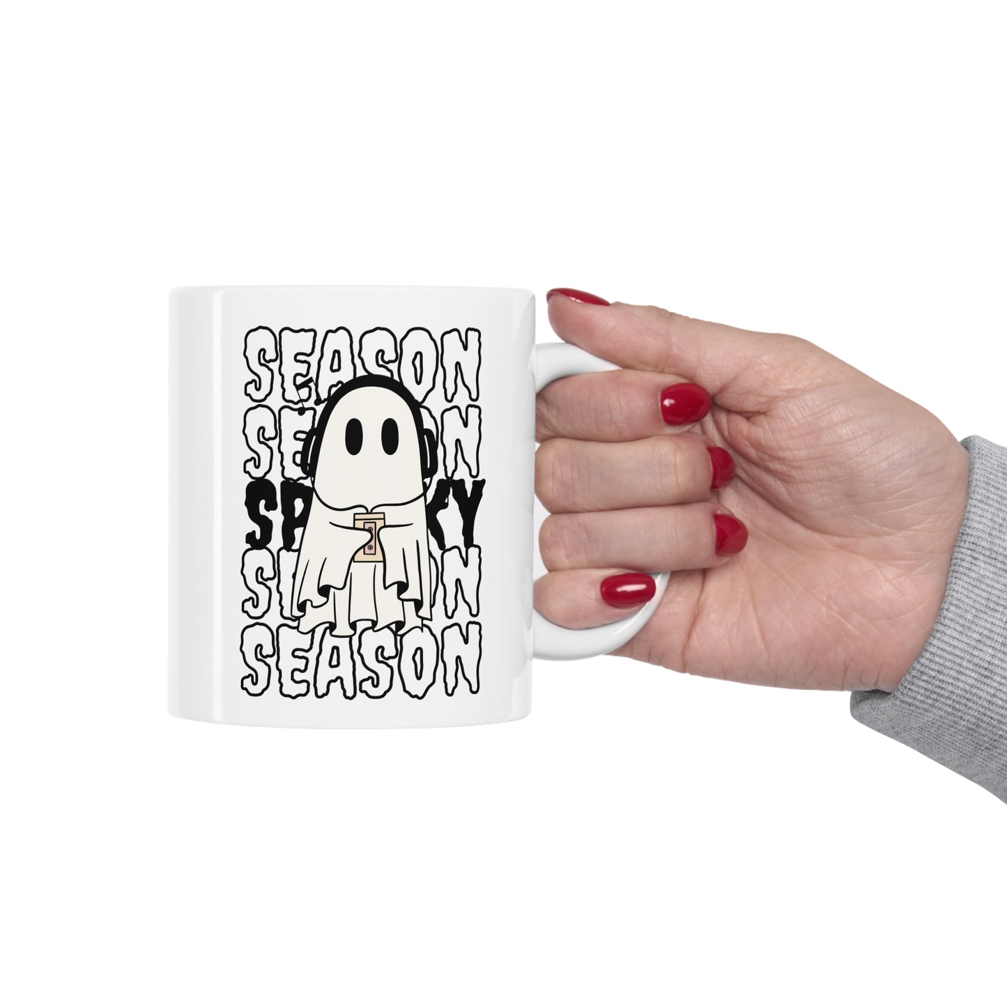 Mug en céramique 11oz - Halloween - Petit Fantôme - 16