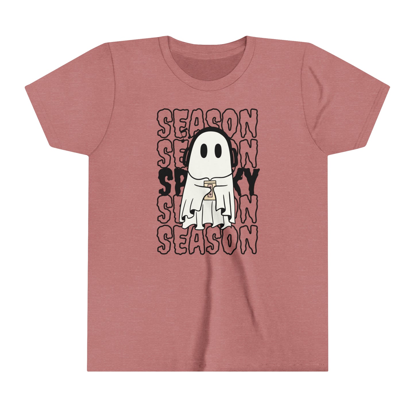 T-shirt à manches courtes pour jeunes - Halloween - Petit Fantôme - 16