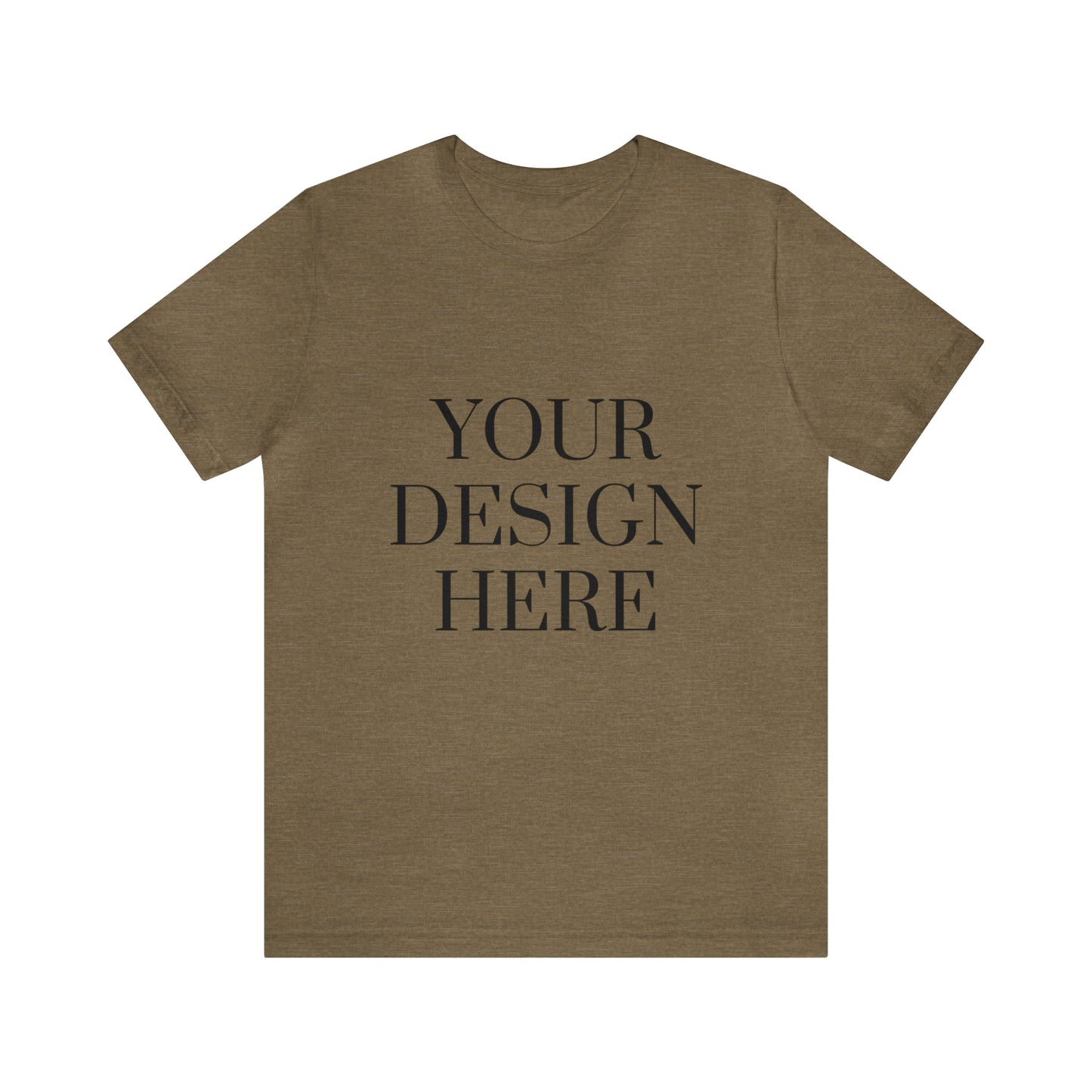 Camiseta de manga corta unisex Jersey - Personalizada - Tu diseño aquí - 01