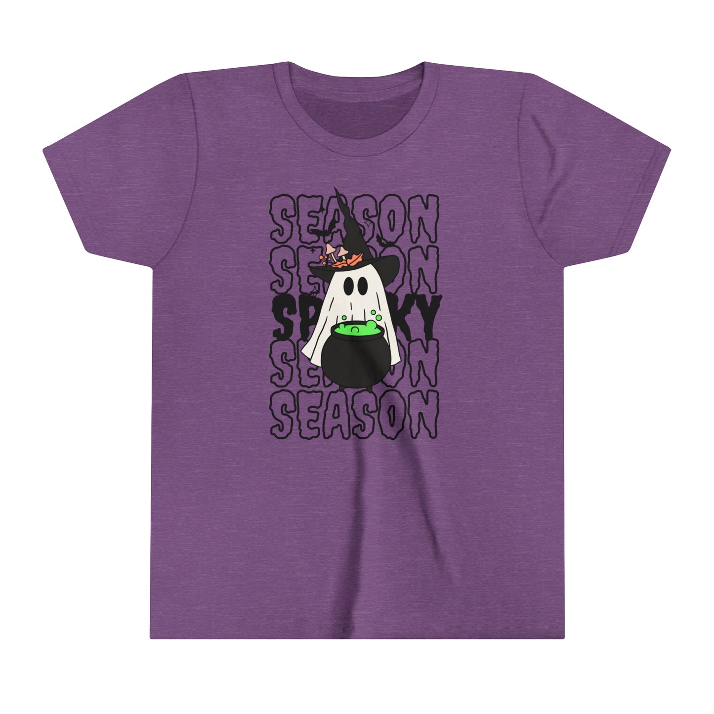 T-shirt à manches courtes pour jeunes - Halloween - Petit Fantôme - 14