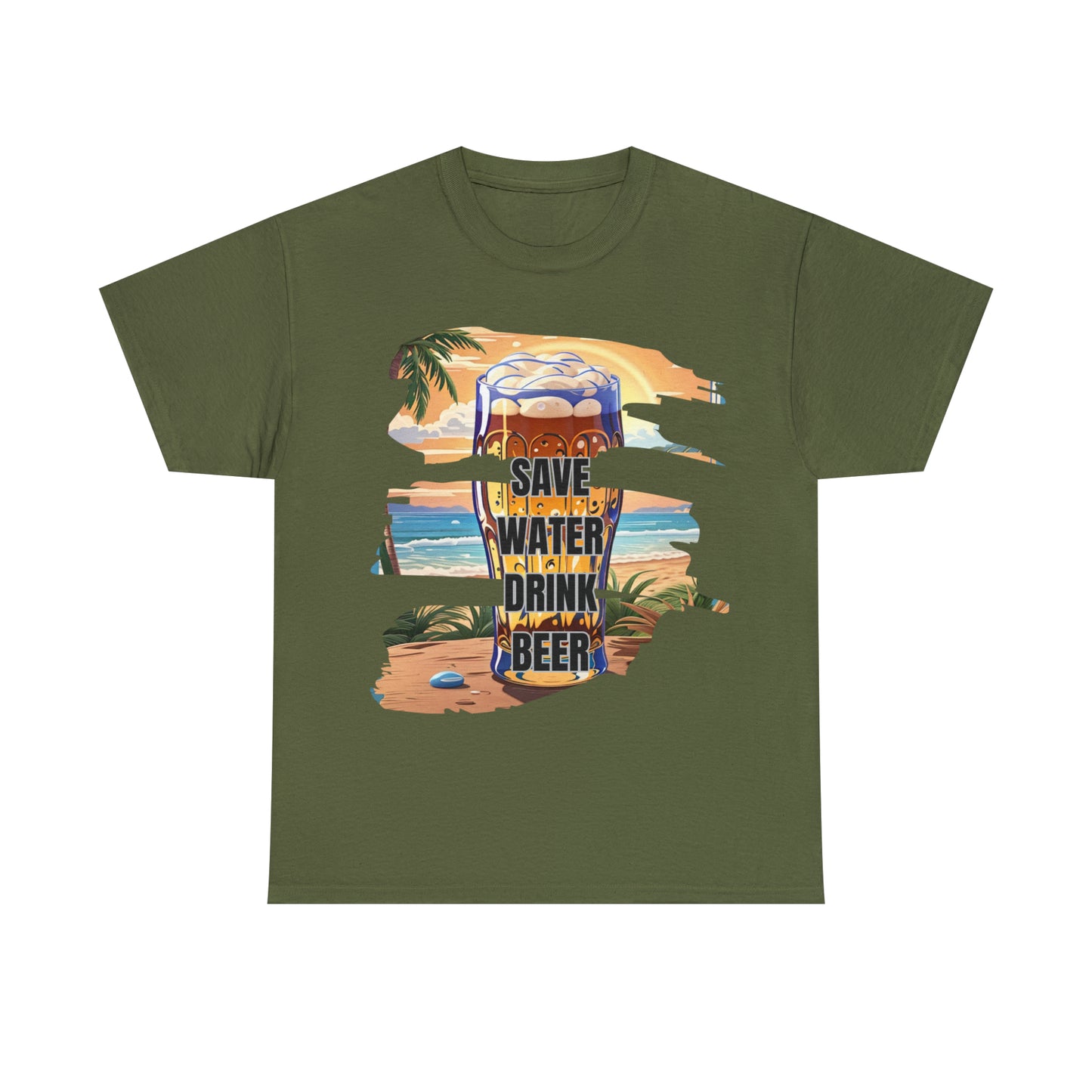 Camiseta unisex de algodón pesado - Vaso de cerveza