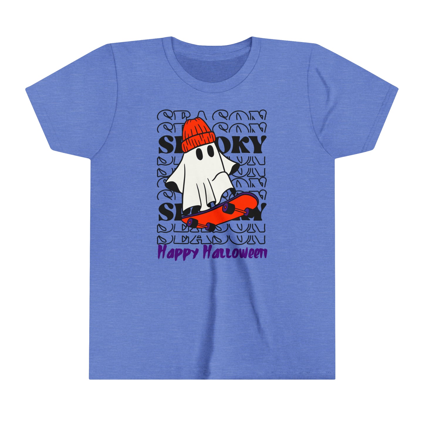 T-shirt à manches courtes pour jeunes - Halloween - Petit Fantôme - 02
