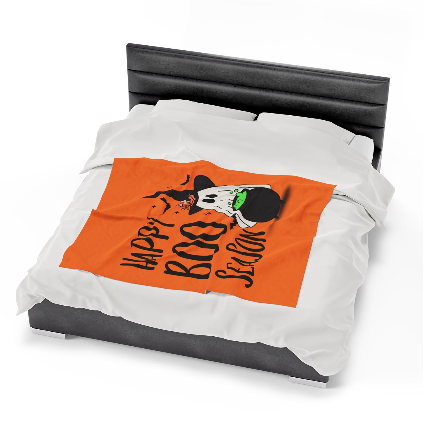 Manta de felpa de pana - Halloween - Pequeño fantasma - 20-01
