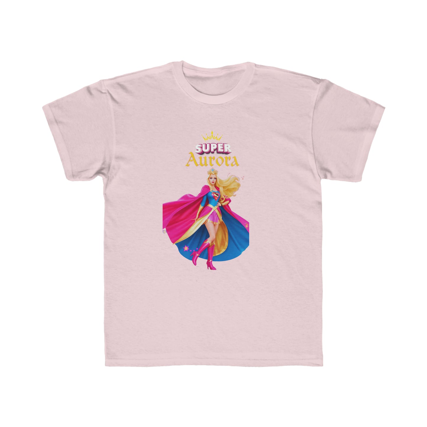 Camiseta de corte regular para niños - Princesas Heroína Aurora - 02