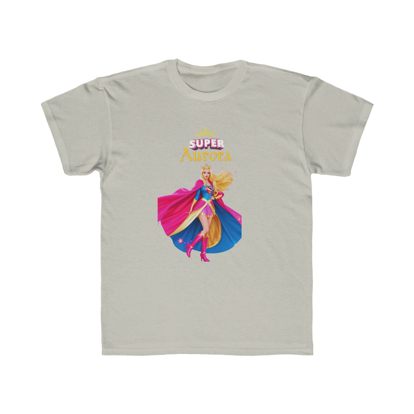 Camiseta de corte regular para niños - Princesas Heroína Aurora - 02